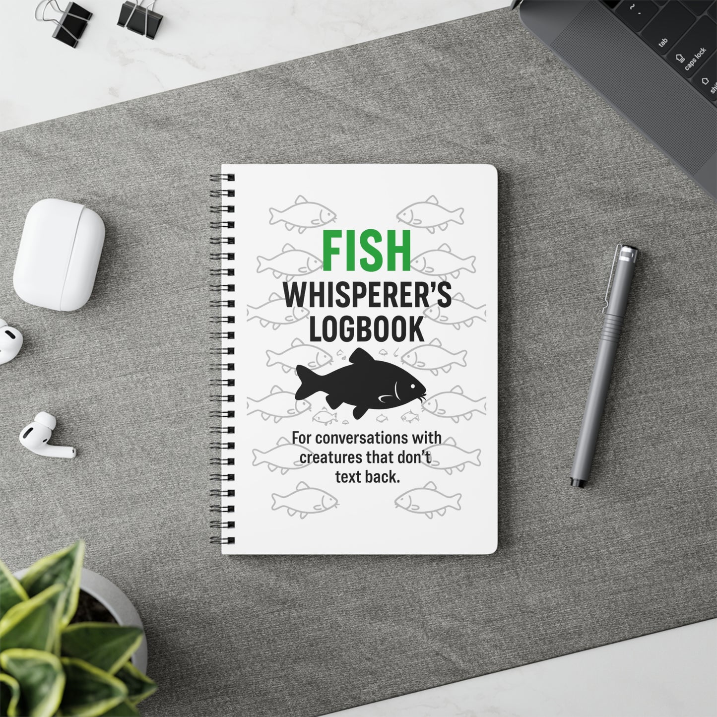 Fish Whisperer’s Logbook – Fishing Log & Journal