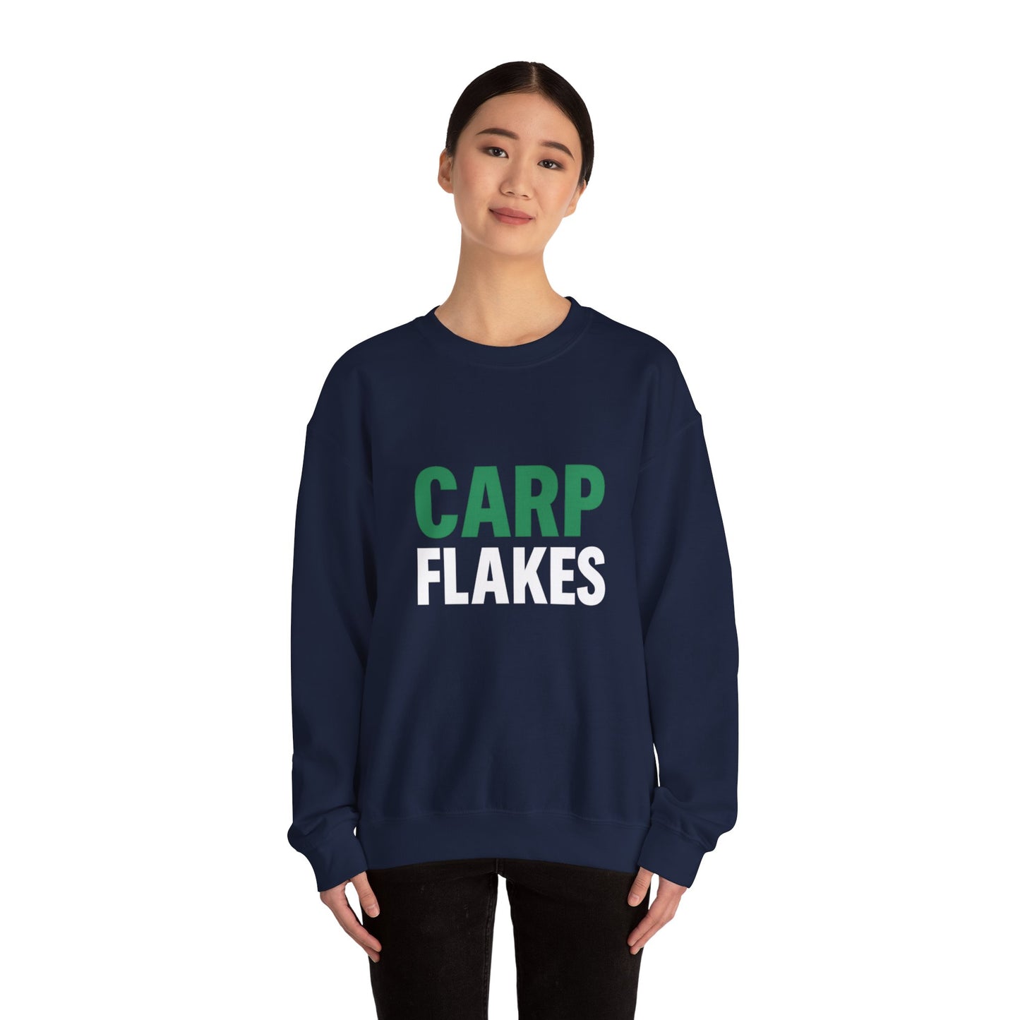 Carp Flakes Sweatshirt – Front & Back Design