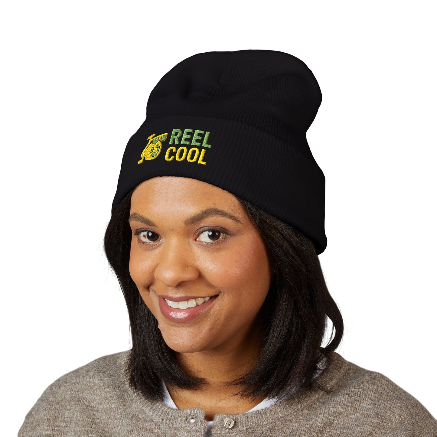 Cool Embroidered Beanie, Stylish Knit Hat for Every Season, Perfect Gift for Him/Her, Trendy Headwear for Winter, Holiday Fashion Idea