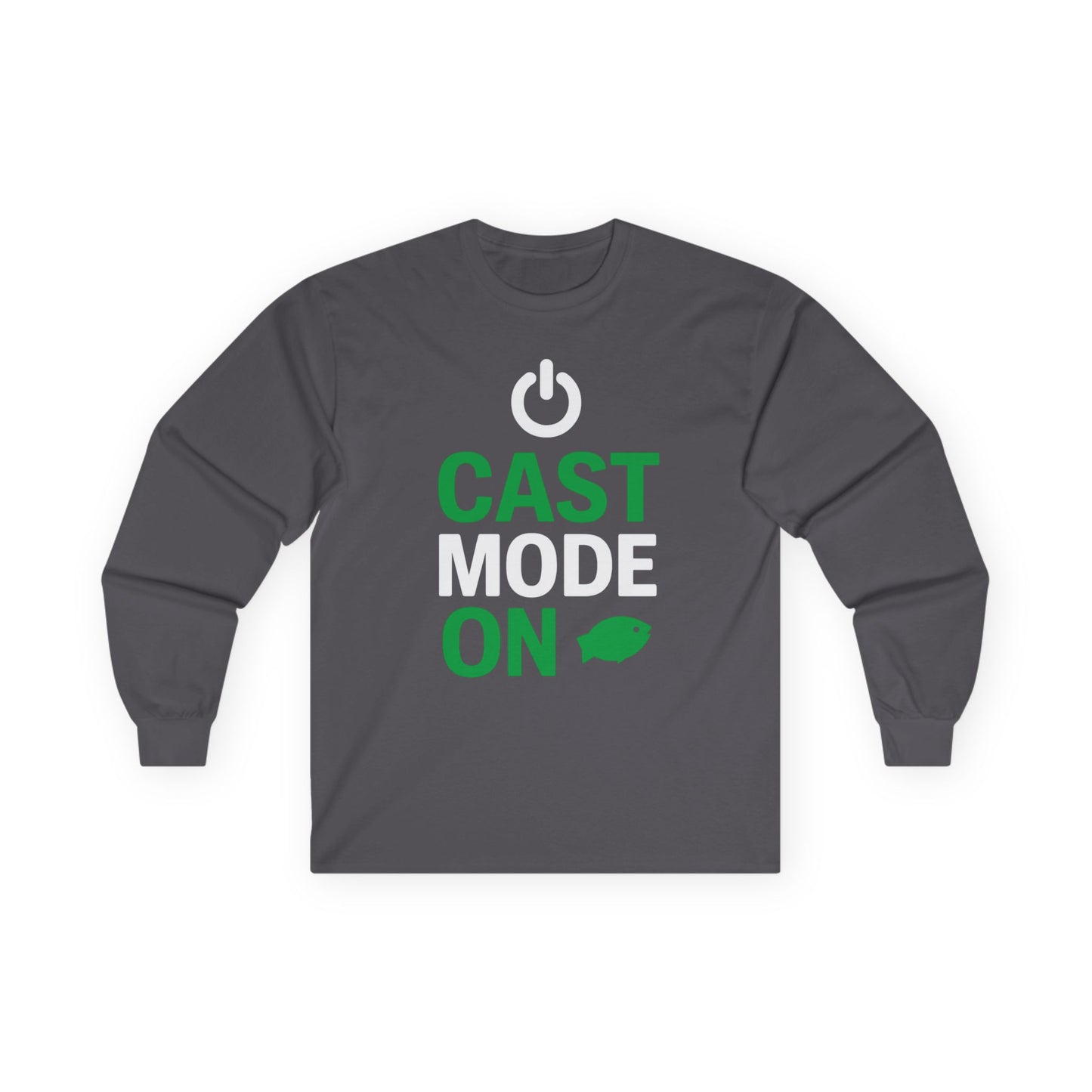 Cast Mode On Long Sleeve Tee – Front & Back