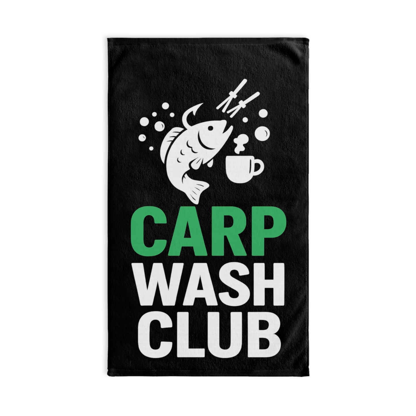 Carp Wash Club Fishing Hand Towel