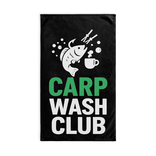 Carp Wash Club Fishing Hand Towel