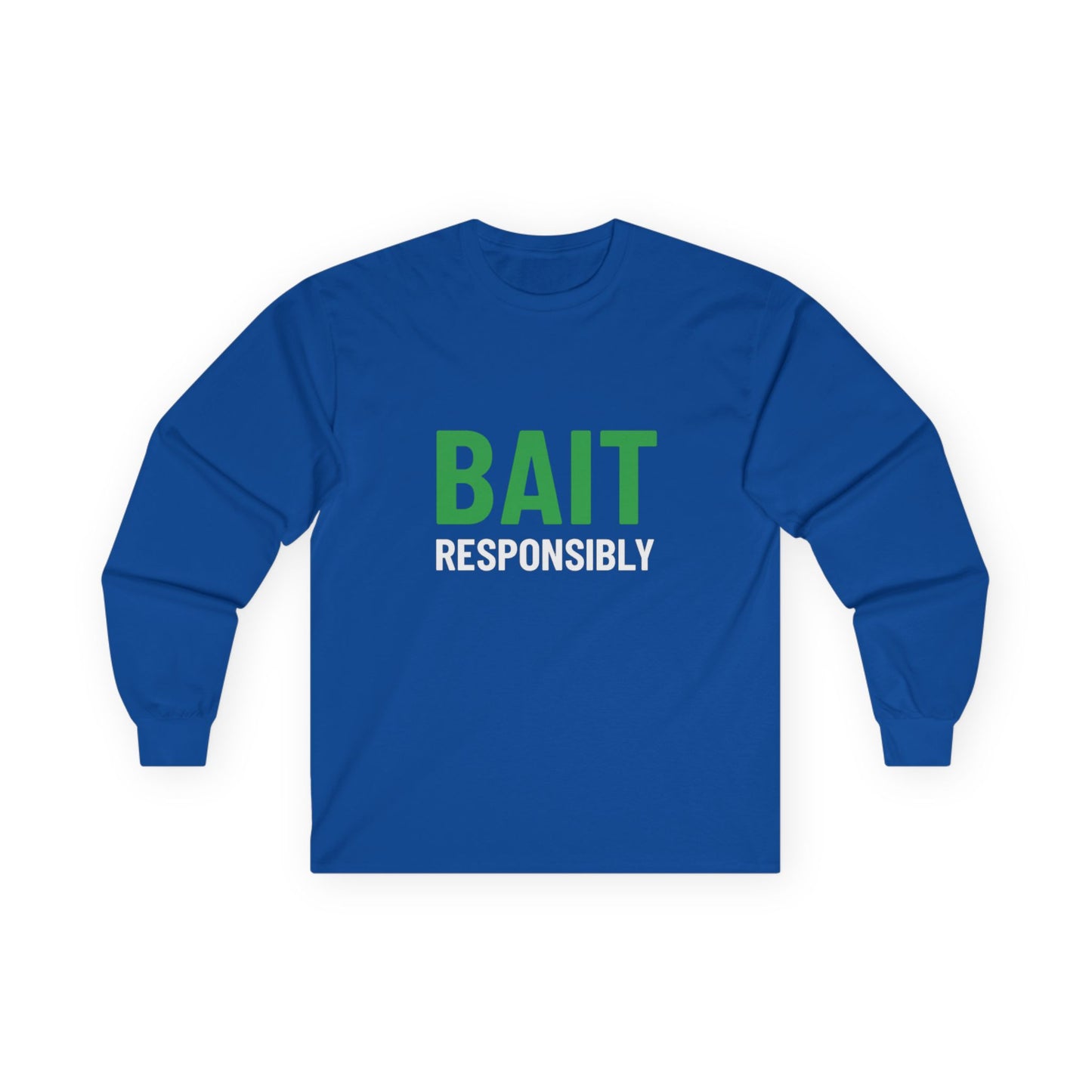 Bait Responsibility Long Sleeve Tee – Front & Back