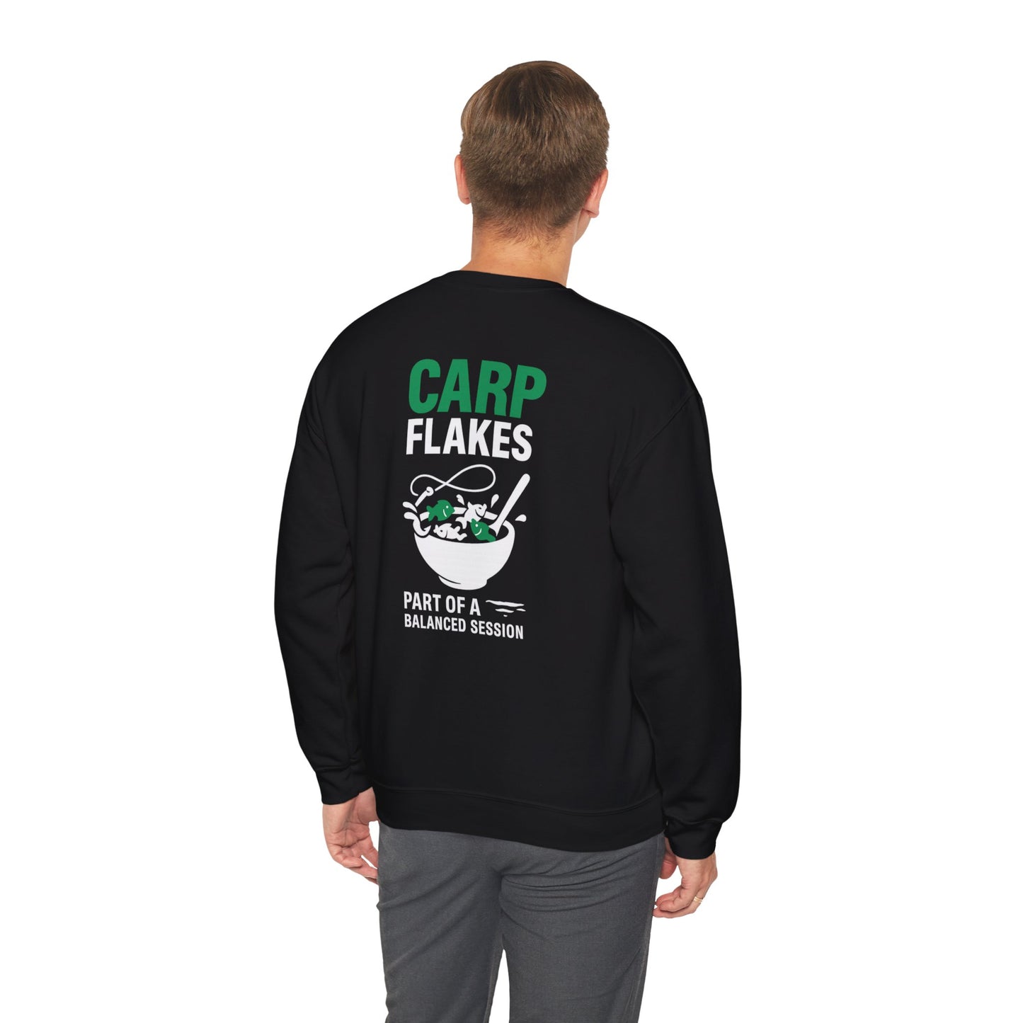 Carp Flakes Sweatshirt – Front & Back Design