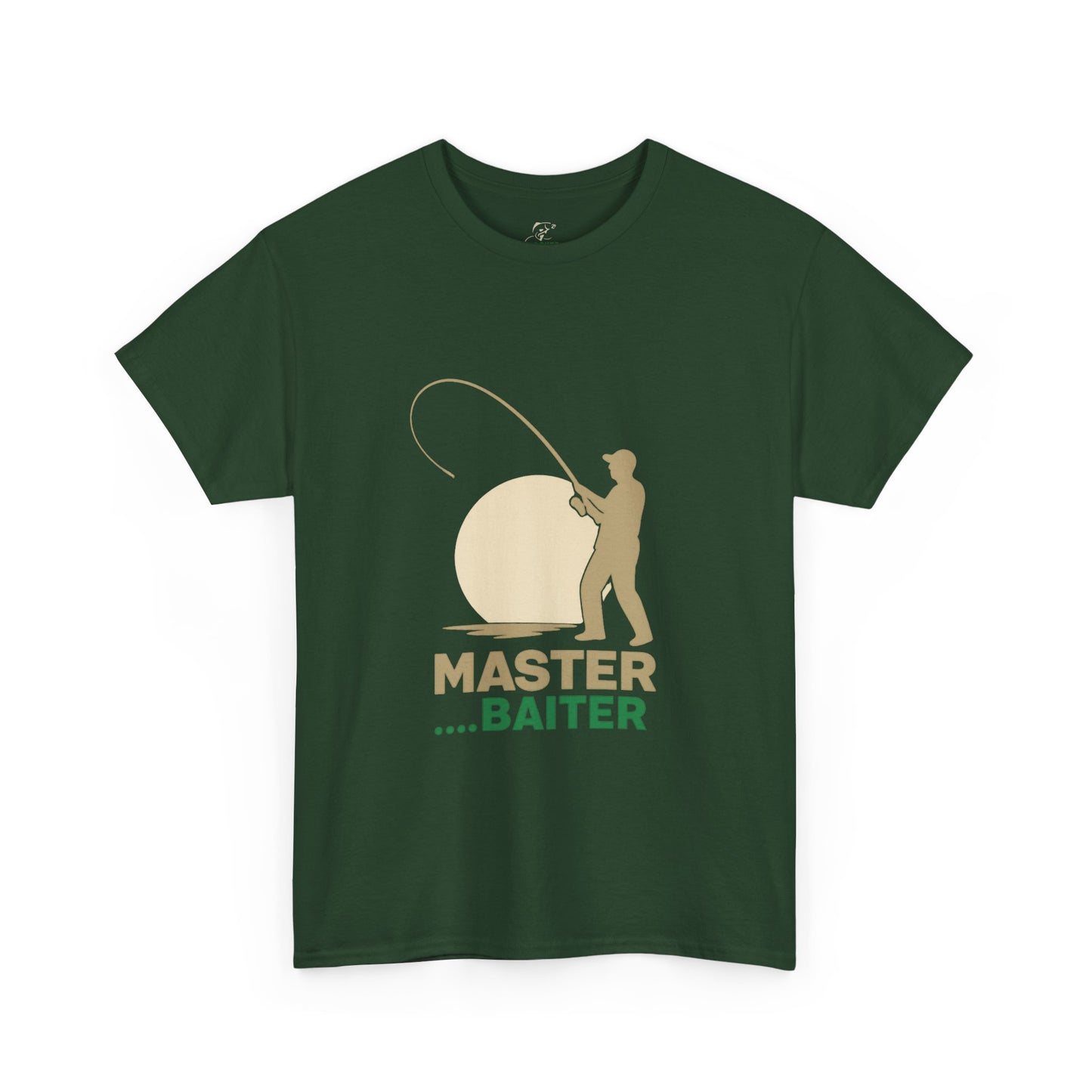 Fishing Humor Tee, Master Baiter Cotton T-Shirt, Gift for Fisherman, Casual Wear, Fishing Lover Shirt, Great for Outdoor Adventures