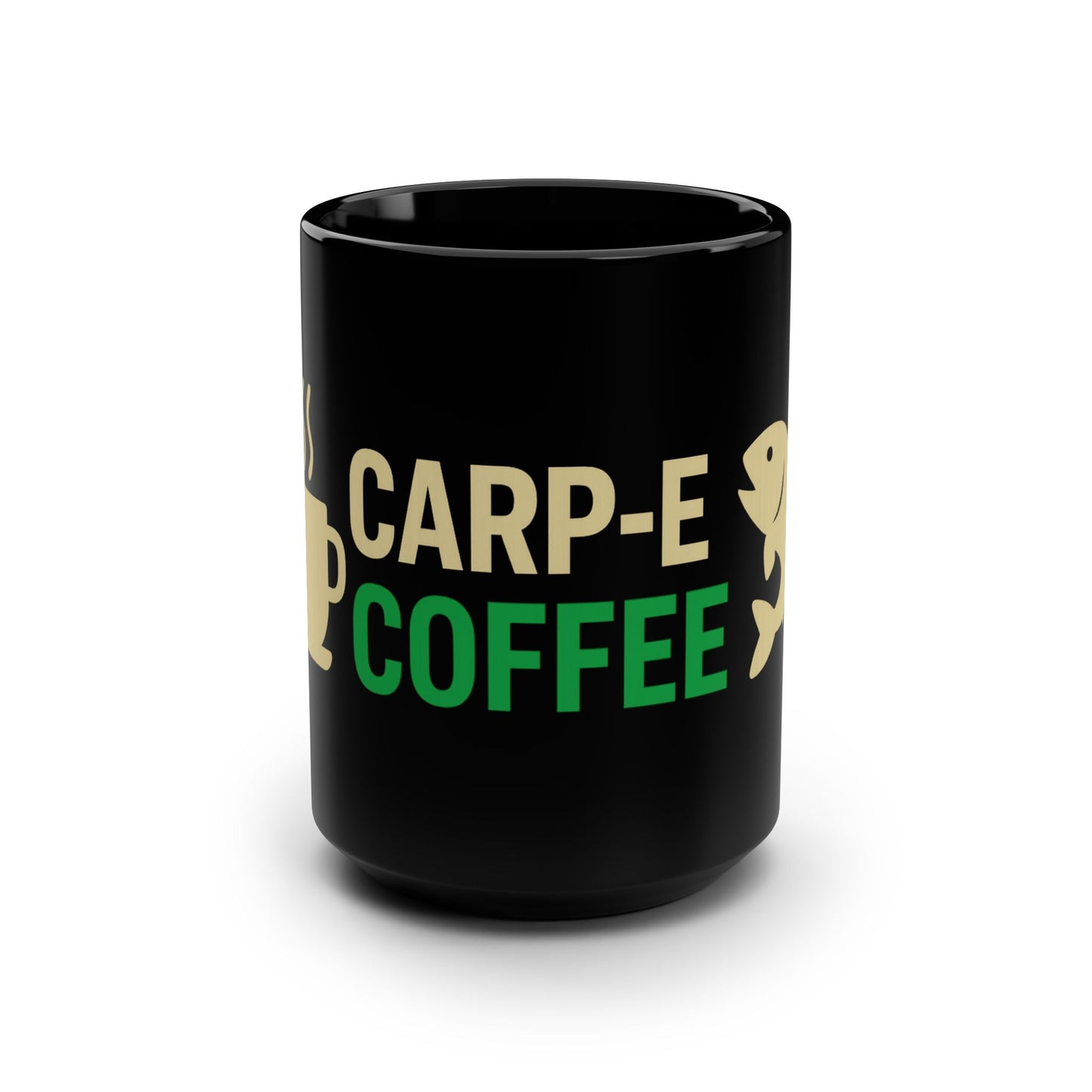 Fishing-Themed Mug - Carpe Coffee - Perfect for Anglers, Gifts for Dad, Fishing Enthusiasts, Coffee Lovers, Birthday Present