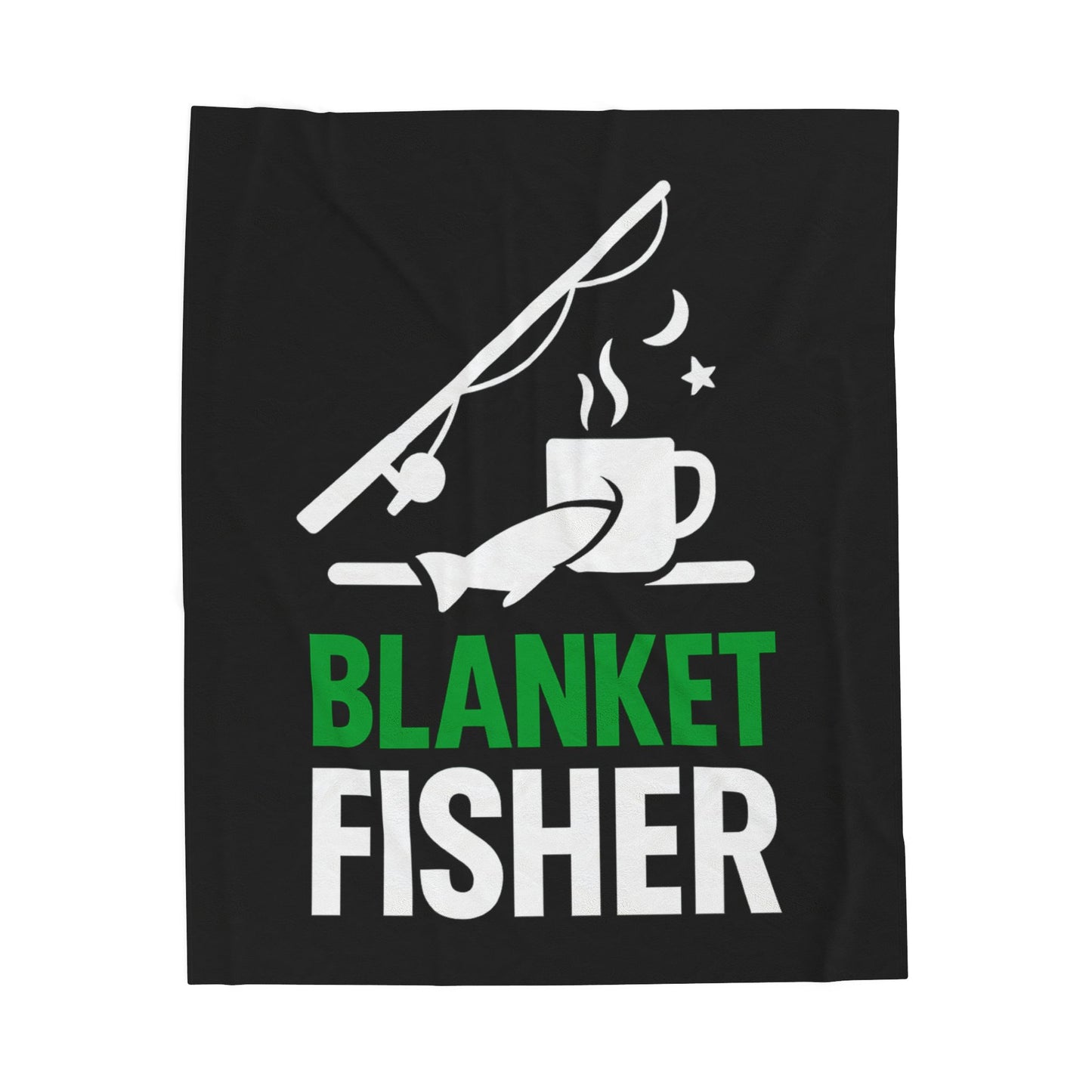 Blanket Fisher Fishing Plush Blanket