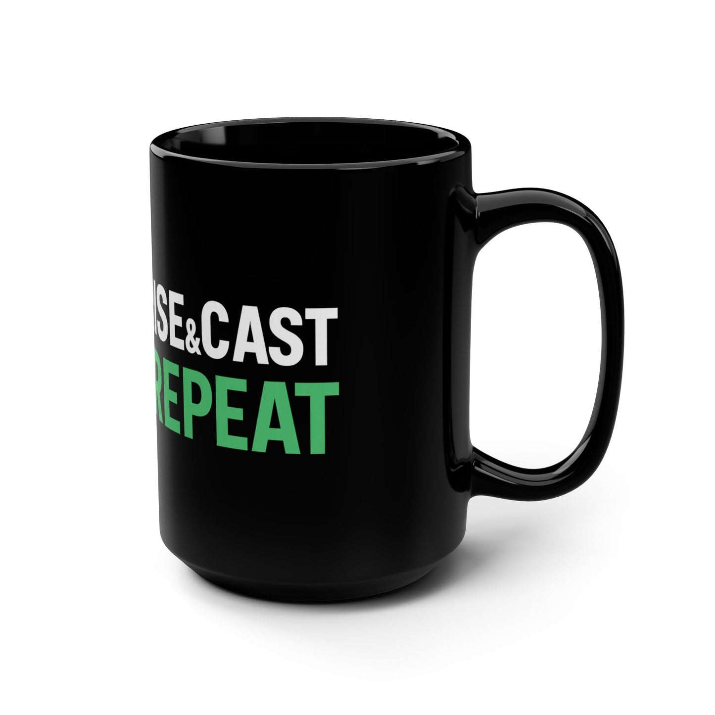 Rise Cast Repeat Fishing Mug