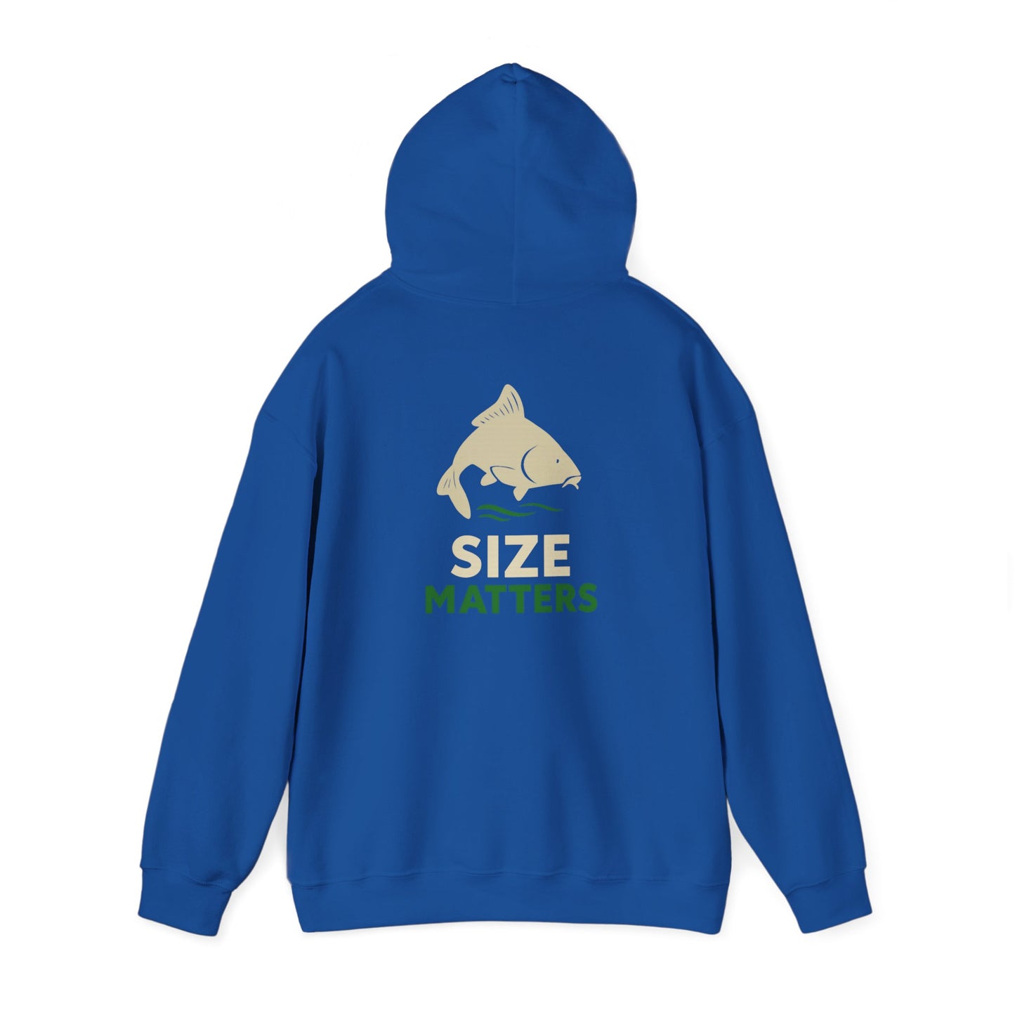 Fishing Dream Sweatshirt, Big Dream Hoodie, Size Matters Pullover, Casual Fishing Apparel, Unisex Hooded Sweatshirt