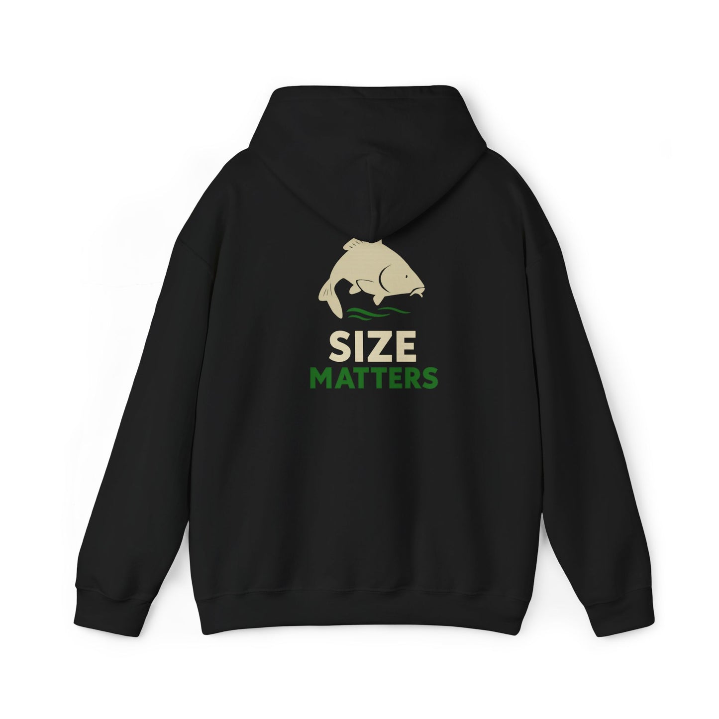 Fishing Dream Sweatshirt, Big Dream Hoodie, Size Matters Pullover, Casual Fishing Apparel, Unisex Hooded Sweatshirt