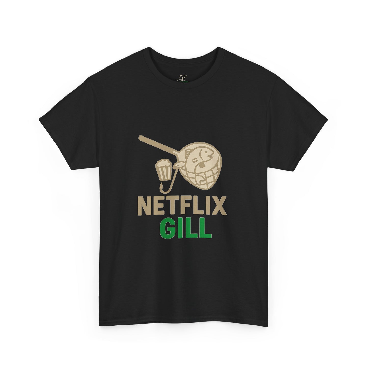 Netflix & Chill Fishing Tee, Unisex Cotton T-Shirt for Fishing Lovers, Gift for Anglers, Perfect for Outdoors, Casual Wear