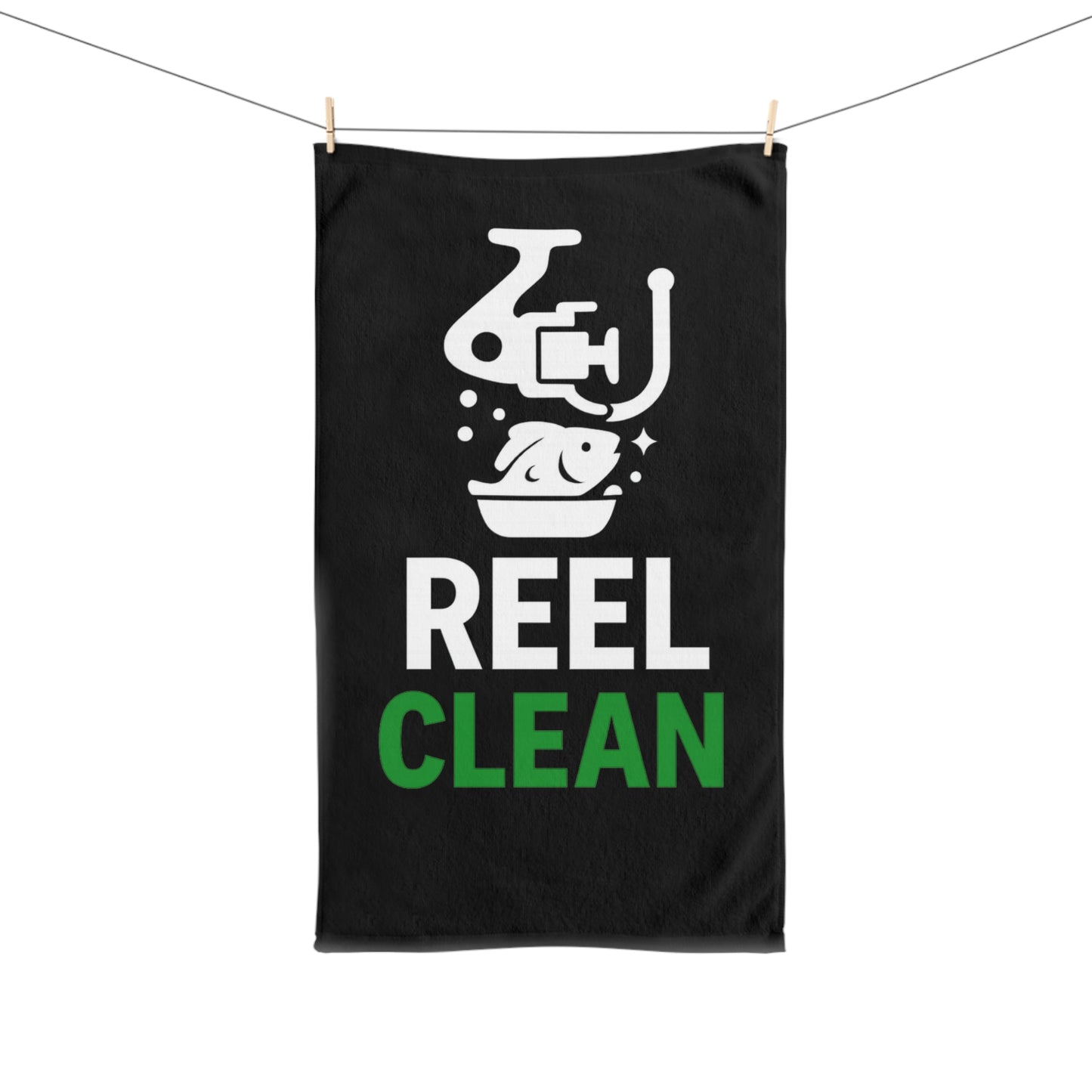 Reel Clean Fishing Hand Towel
