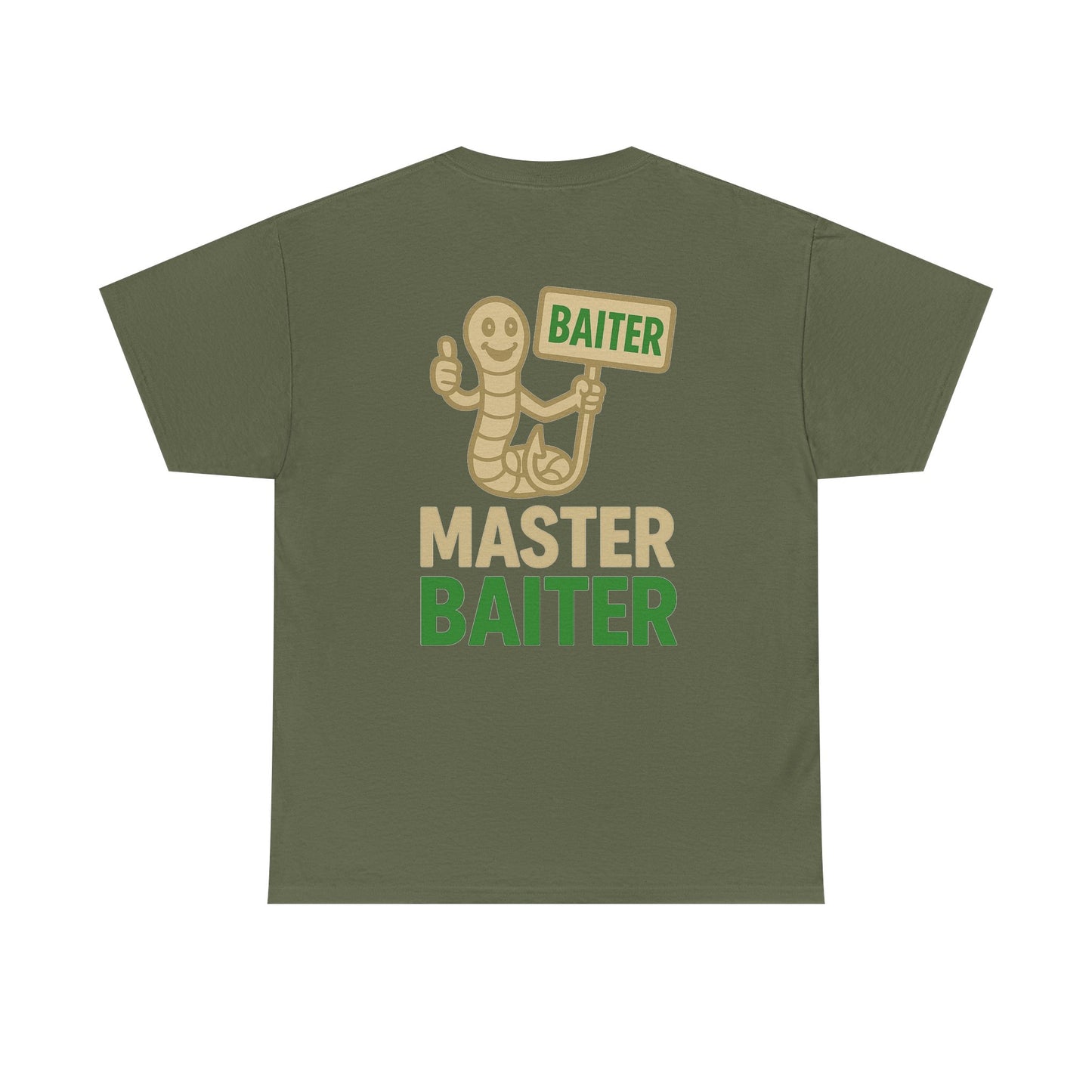 Fishing Humor Unisex Tee, Funny Fishing Gift, Angler T-Shirt, Master Baiter Shirt, Outdoor Dad Tee, Birthday Gift for Him