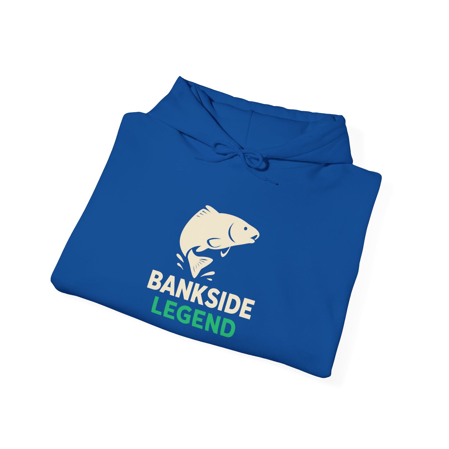 Bankside Legend Fishing Hoodie, Unisex Fishing Sweatshirt, Outdoor Adventure Apparel, Gift for Anglers, Camping Wear, Session King