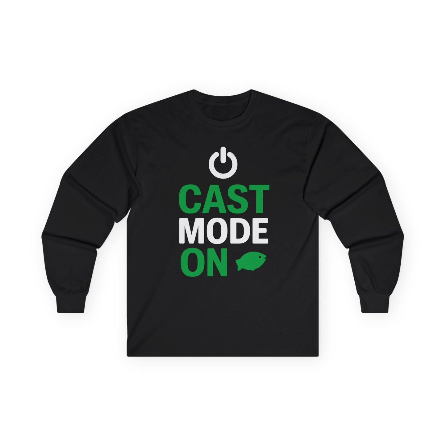 Cast Mode On Long Sleeve Tee – Front & Back
