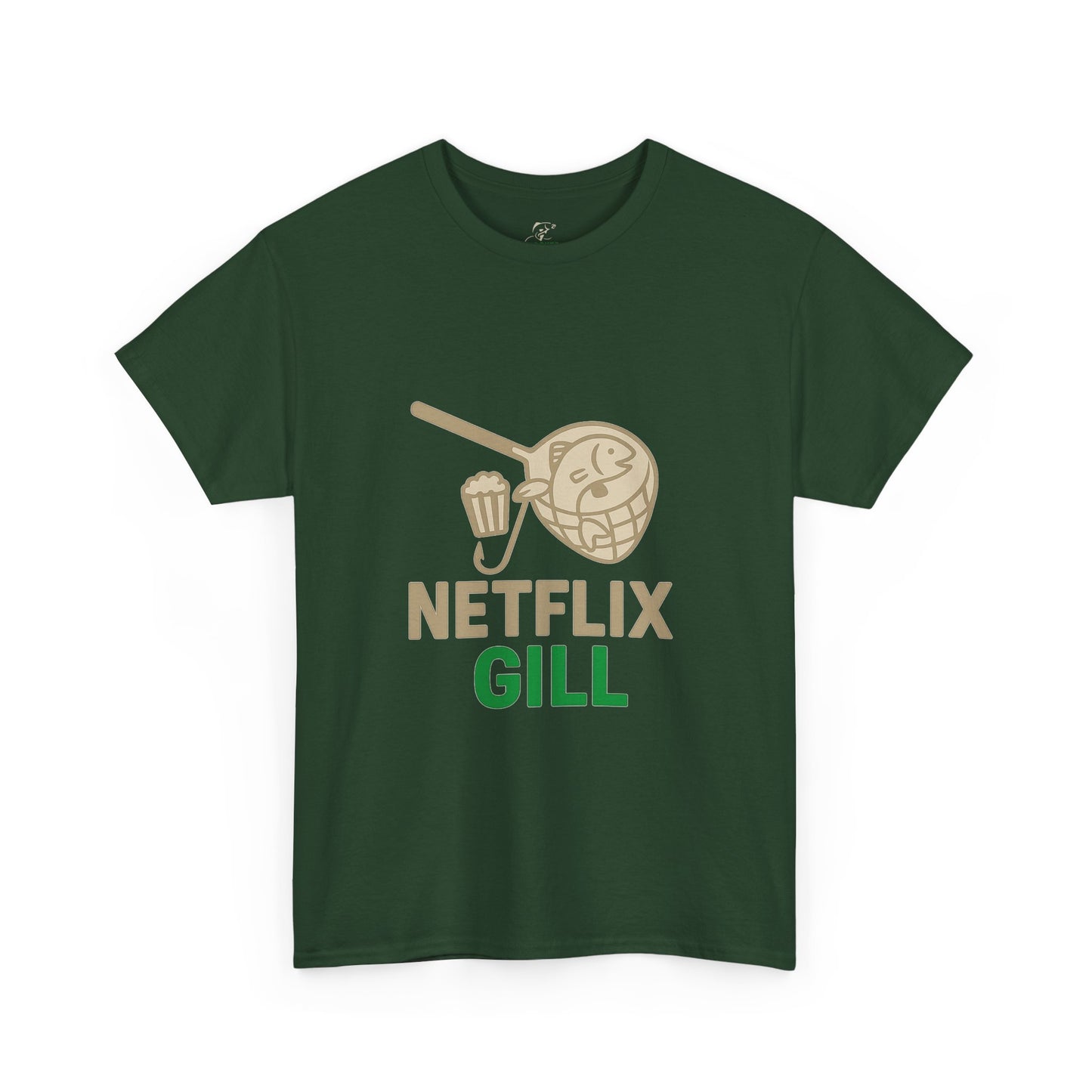 Netflix & Chill Fishing Tee, Unisex Cotton T-Shirt for Fishing Lovers, Gift for Anglers, Perfect for Outdoors, Casual Wear