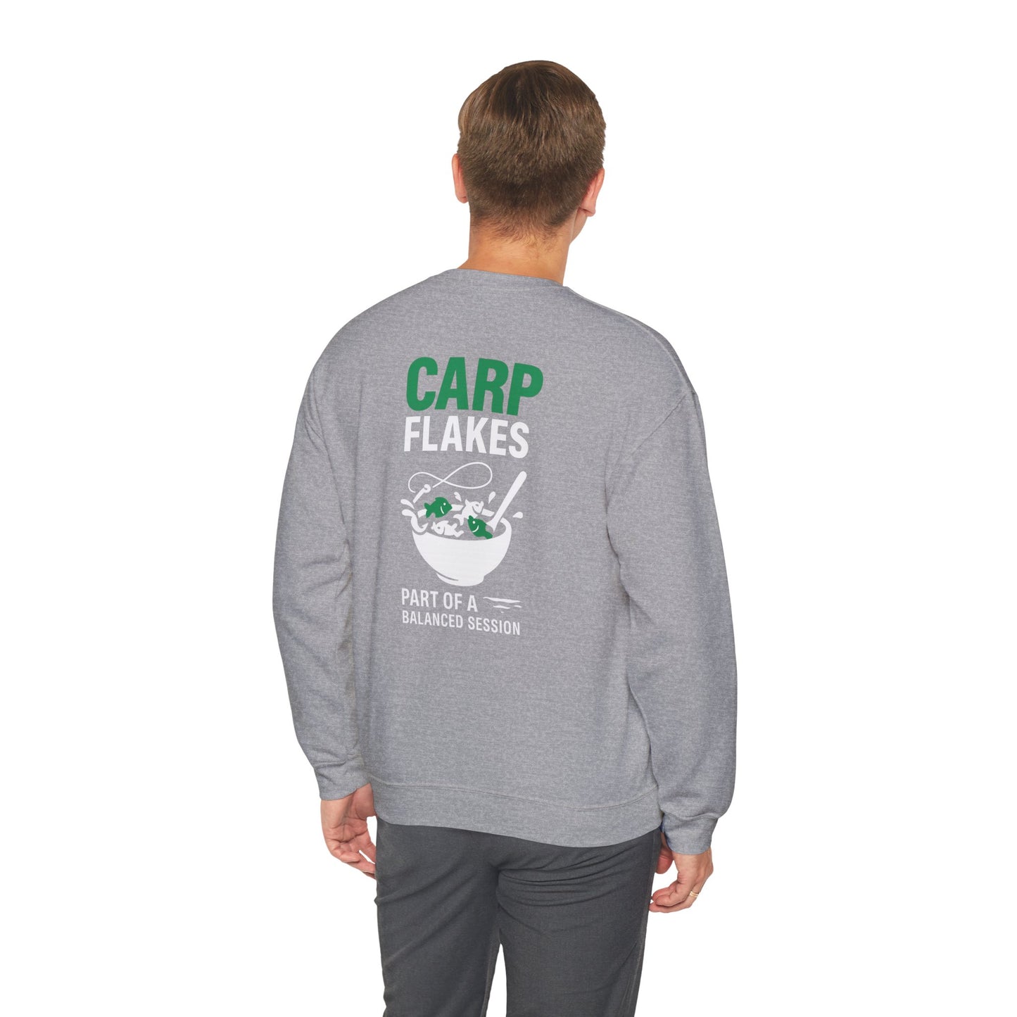 Carp Flakes Sweatshirt – Front & Back Design