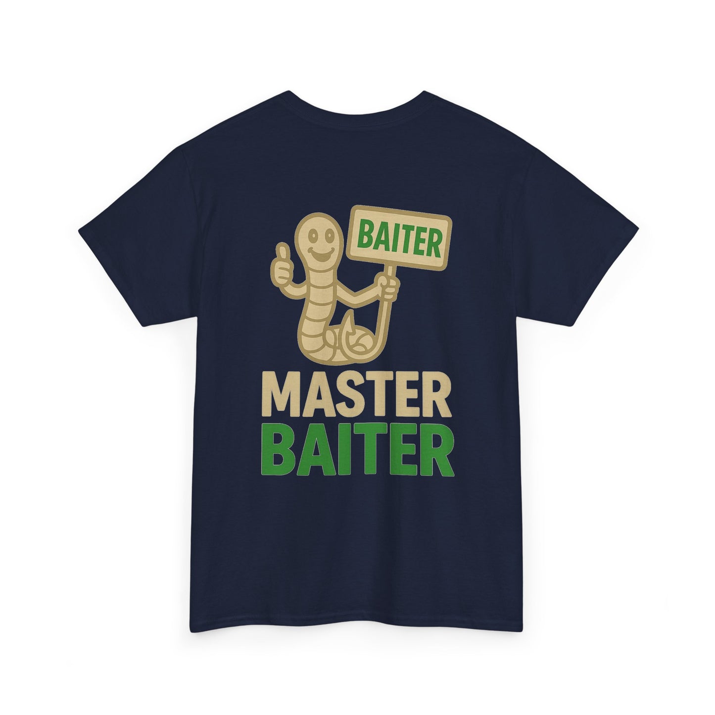 Fishing Humor Unisex Tee, Funny Fishing Gift, Angler T-Shirt, Master Baiter Shirt, Outdoor Dad Tee, Birthday Gift for Him