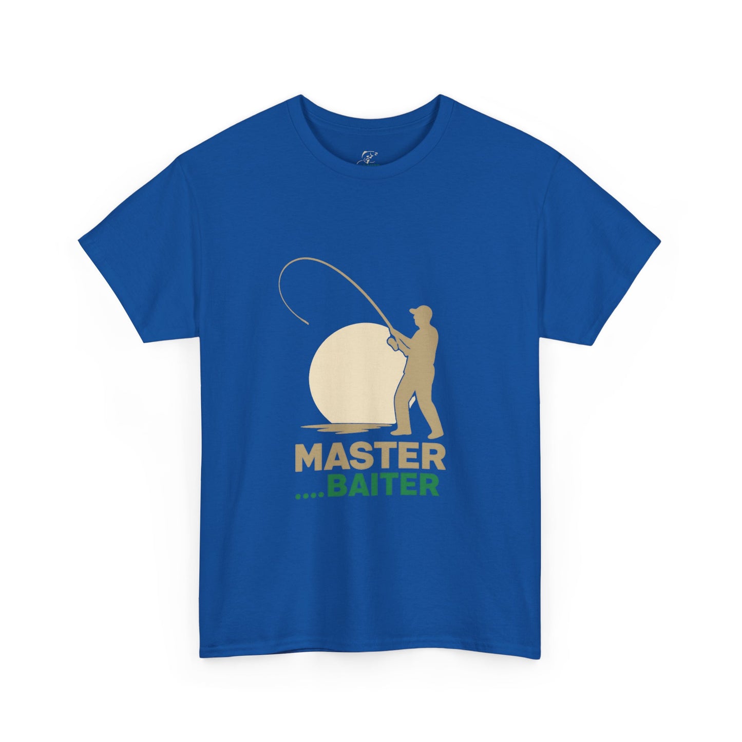 Fishing Humor Tee, Master Baiter Cotton T-Shirt, Gift for Fisherman, Casual Wear, Fishing Lover Shirt, Great for Outdoor Adventures