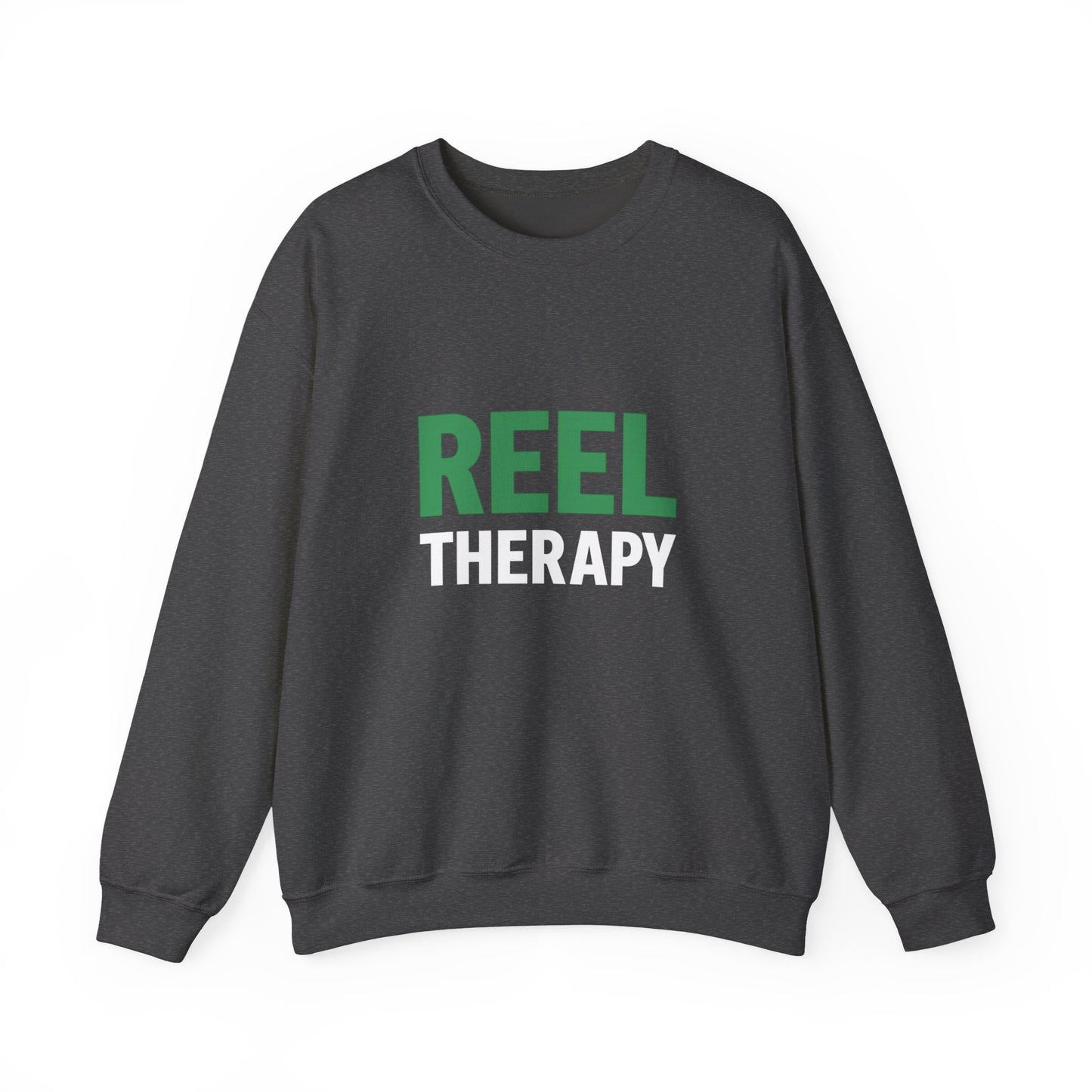 Reel Therapy Sweatshirt – Front & Back Design