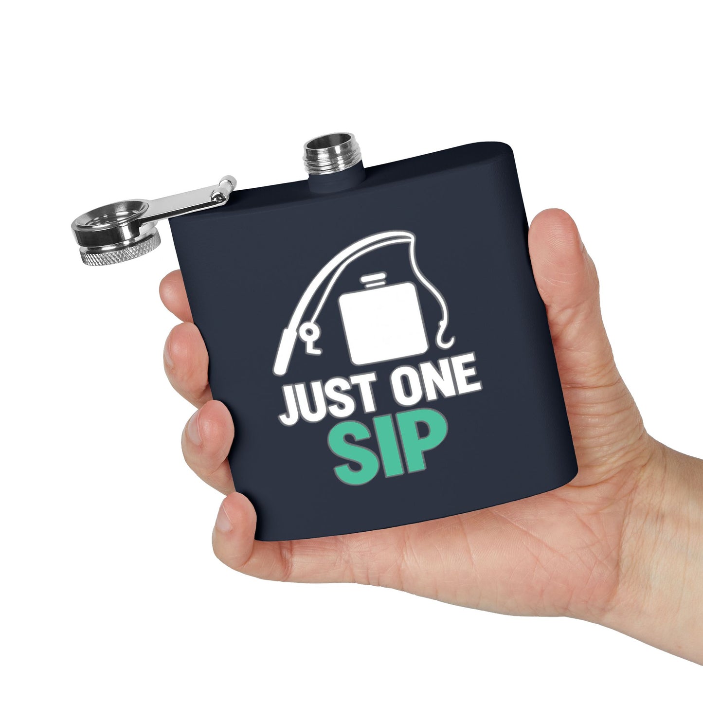 Just One Sip Fishing Flask