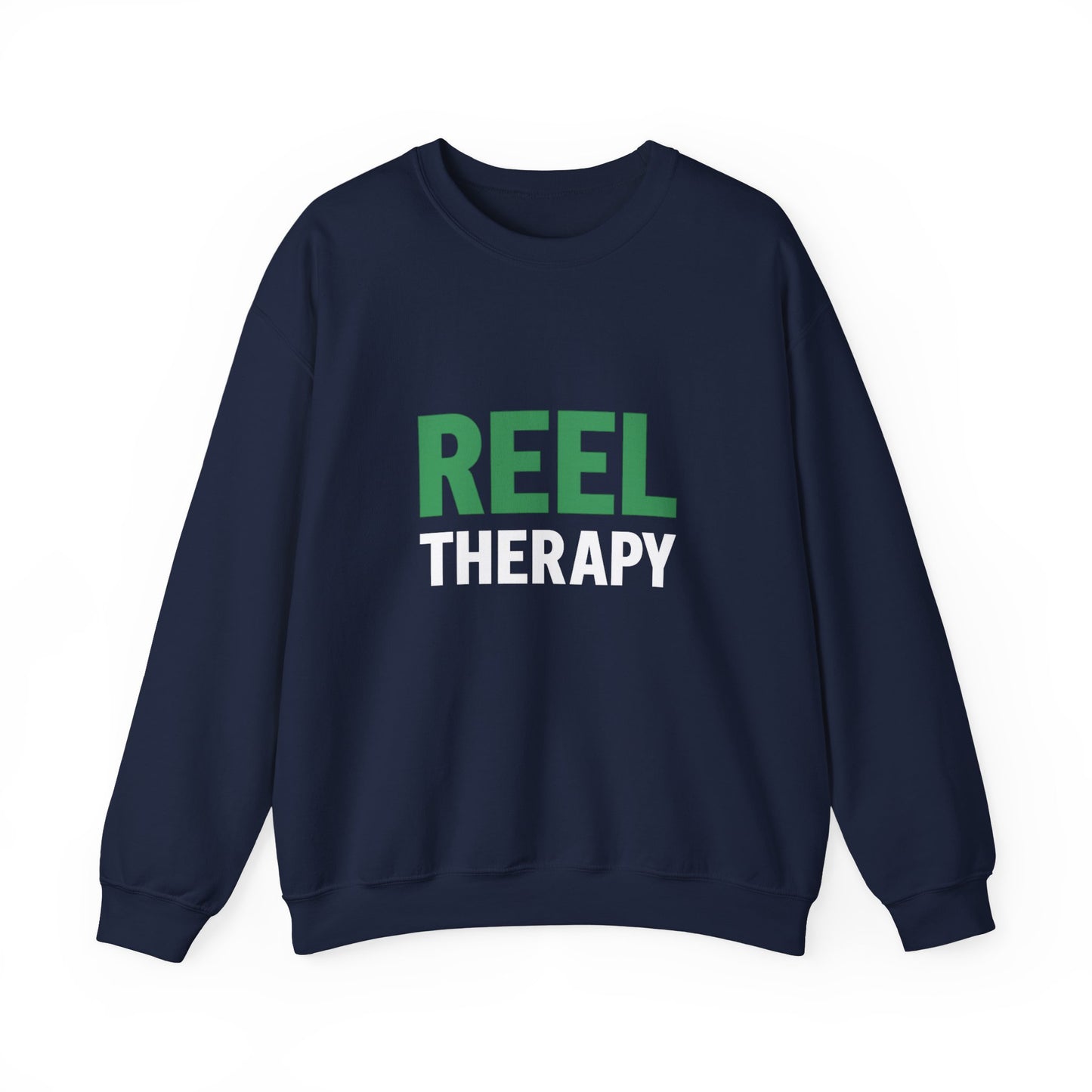 Reel Therapy Sweatshirt – Front & Back Design