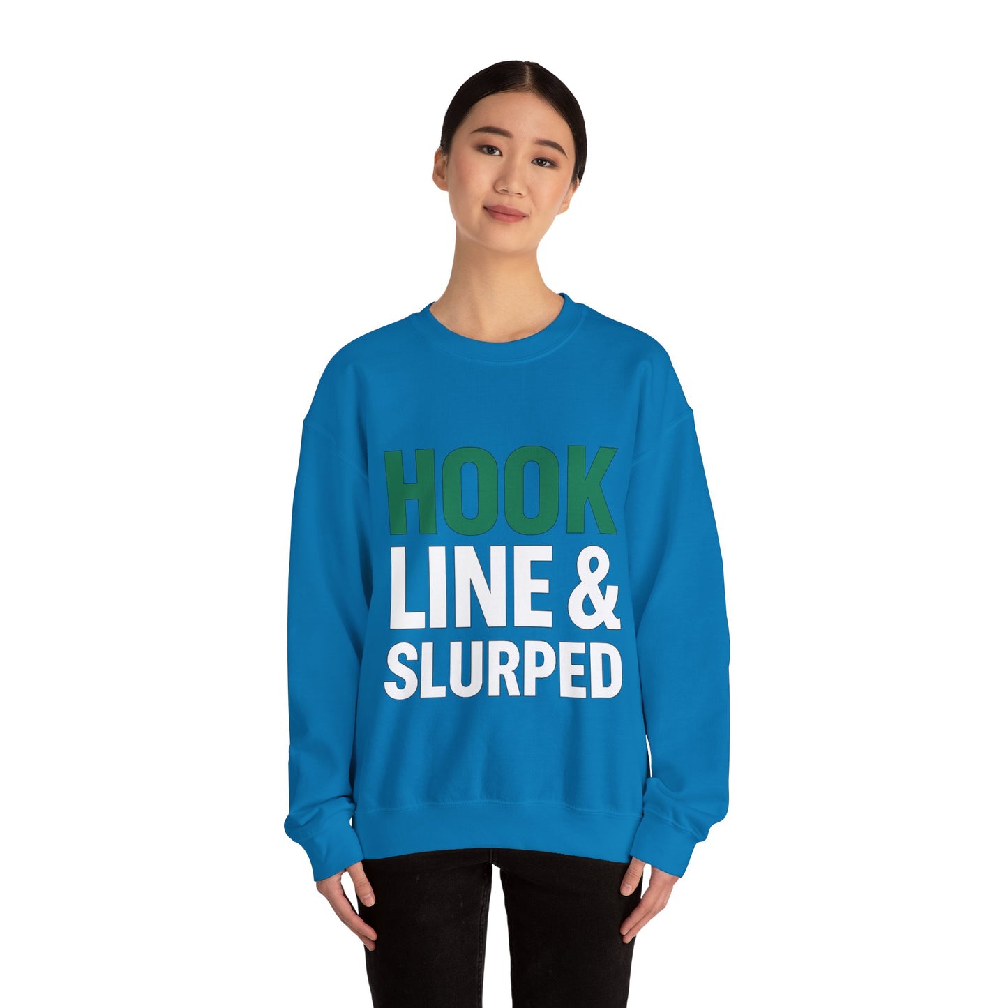 Hook Line & Slurped Jumper – Front & Back Design
