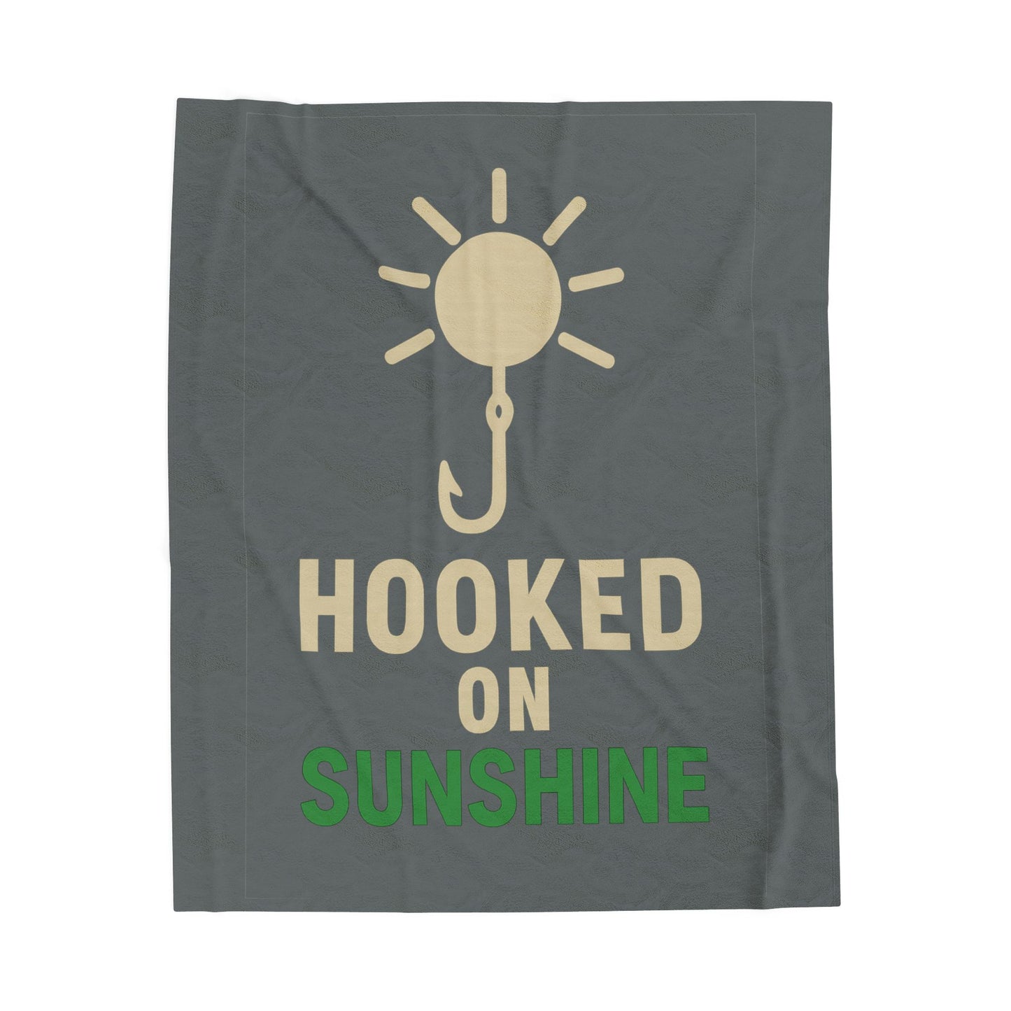 Cozy Fishing-Themed Velveteen Plush Blanket - Perfect Gift for Anglers, Home Decor, Indoor Comfort, Fishing Lover Gift, Hooked on [...]