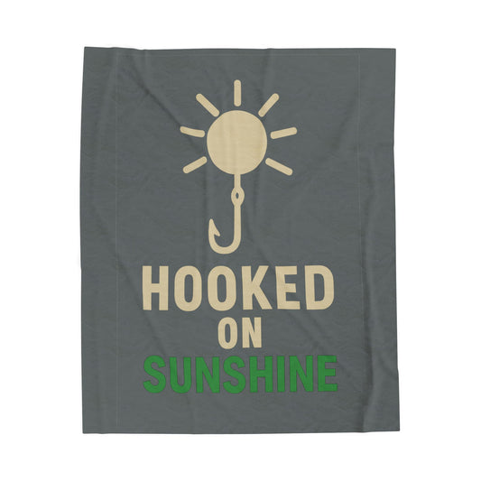 Cozy Fishing-Themed Velveteen Plush Blanket - Perfect Gift for Anglers, Home Decor, Indoor Comfort, Fishing Lover Gift, Hooked on [...]