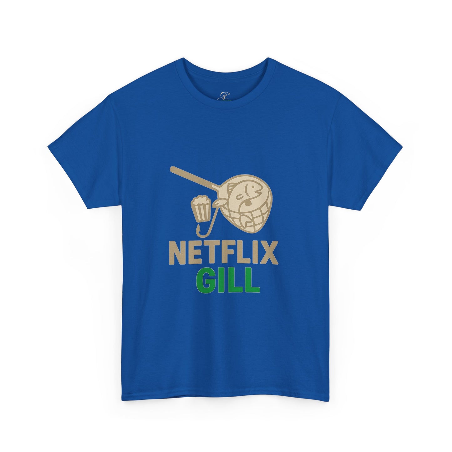 Netflix & Chill Fishing Tee, Unisex Cotton T-Shirt for Fishing Lovers, Gift for Anglers, Perfect for Outdoors, Casual Wear