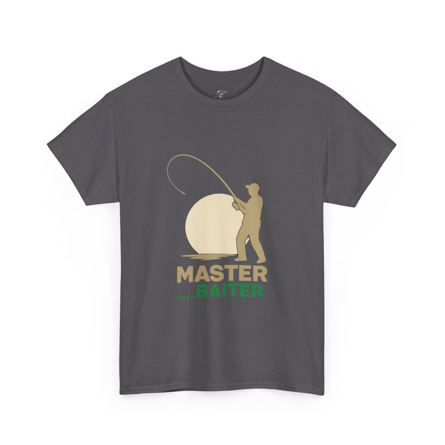Fishing Humor Tee, Master Baiter Cotton T-Shirt, Gift for Fisherman, Casual Wear, Fishing Lover Shirt, Great for Outdoor Adventures