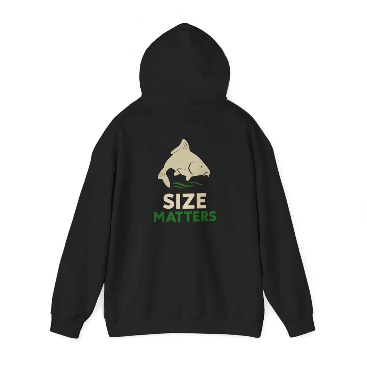 Fishing Dream Sweatshirt, Big Dream Hoodie, Size Matters Pullover, Casual Fishing Apparel, Unisex Hooded Sweatshirt