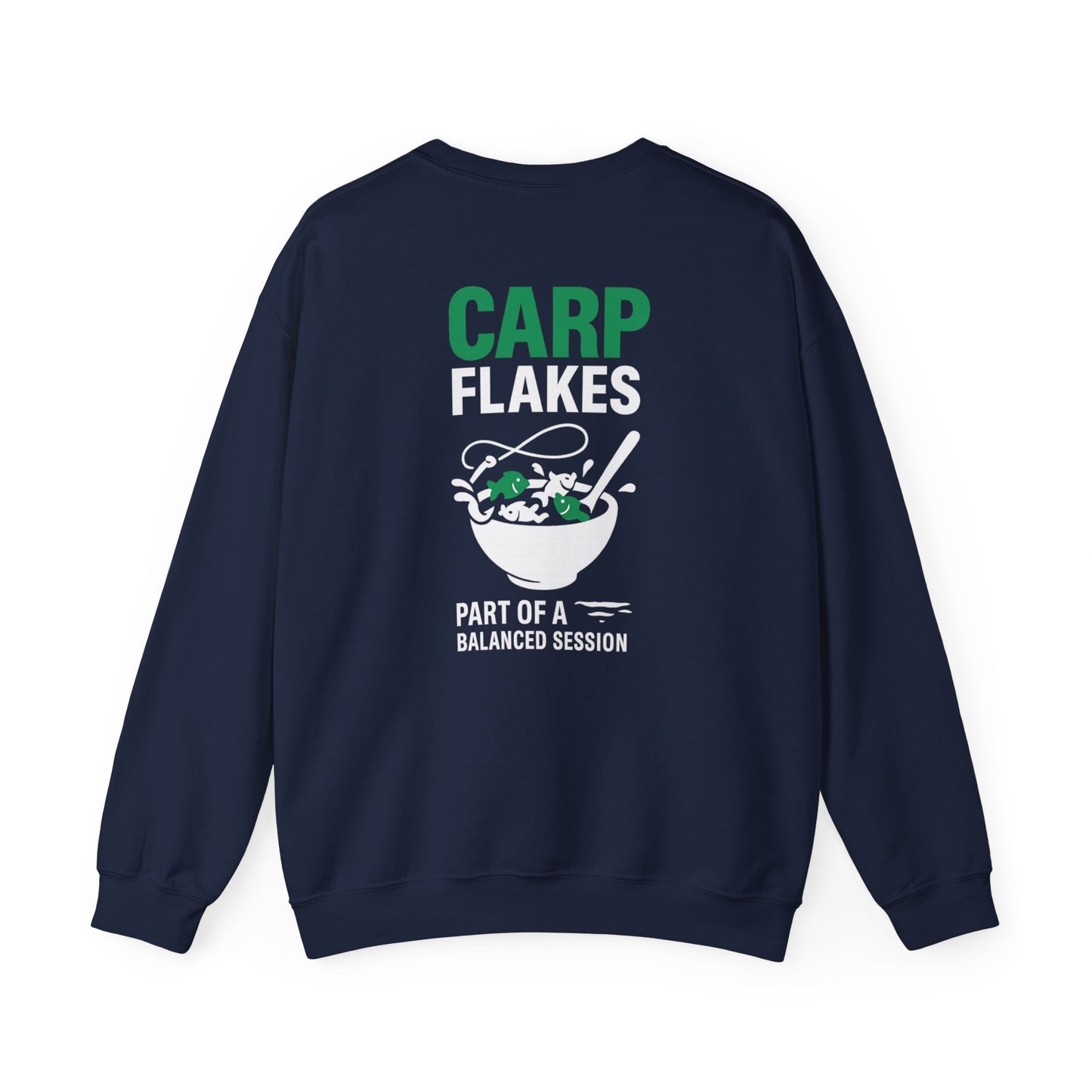 Carp Flakes Sweatshirt – Front & Back Design