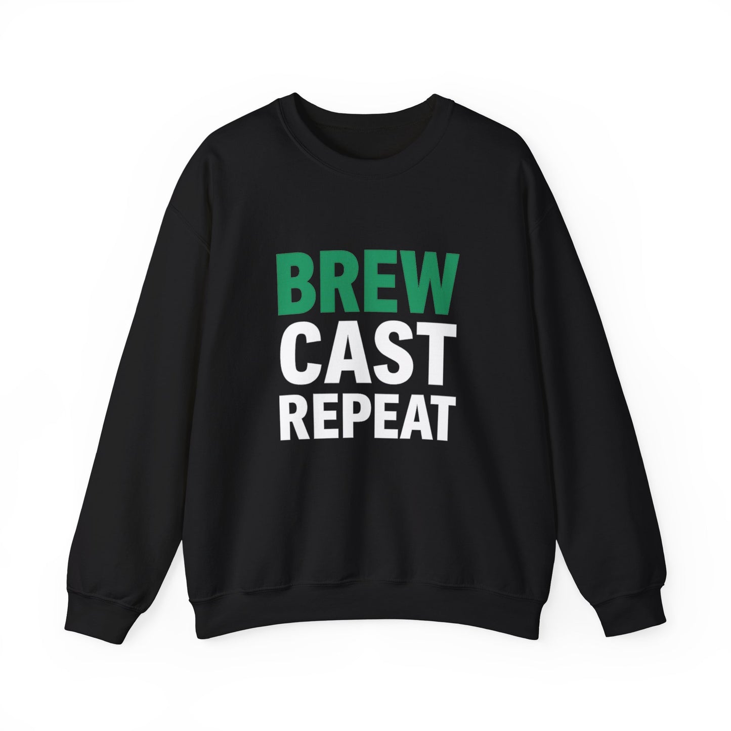 Brew Cast Repeat Sweatshirt – Front & Back Design
