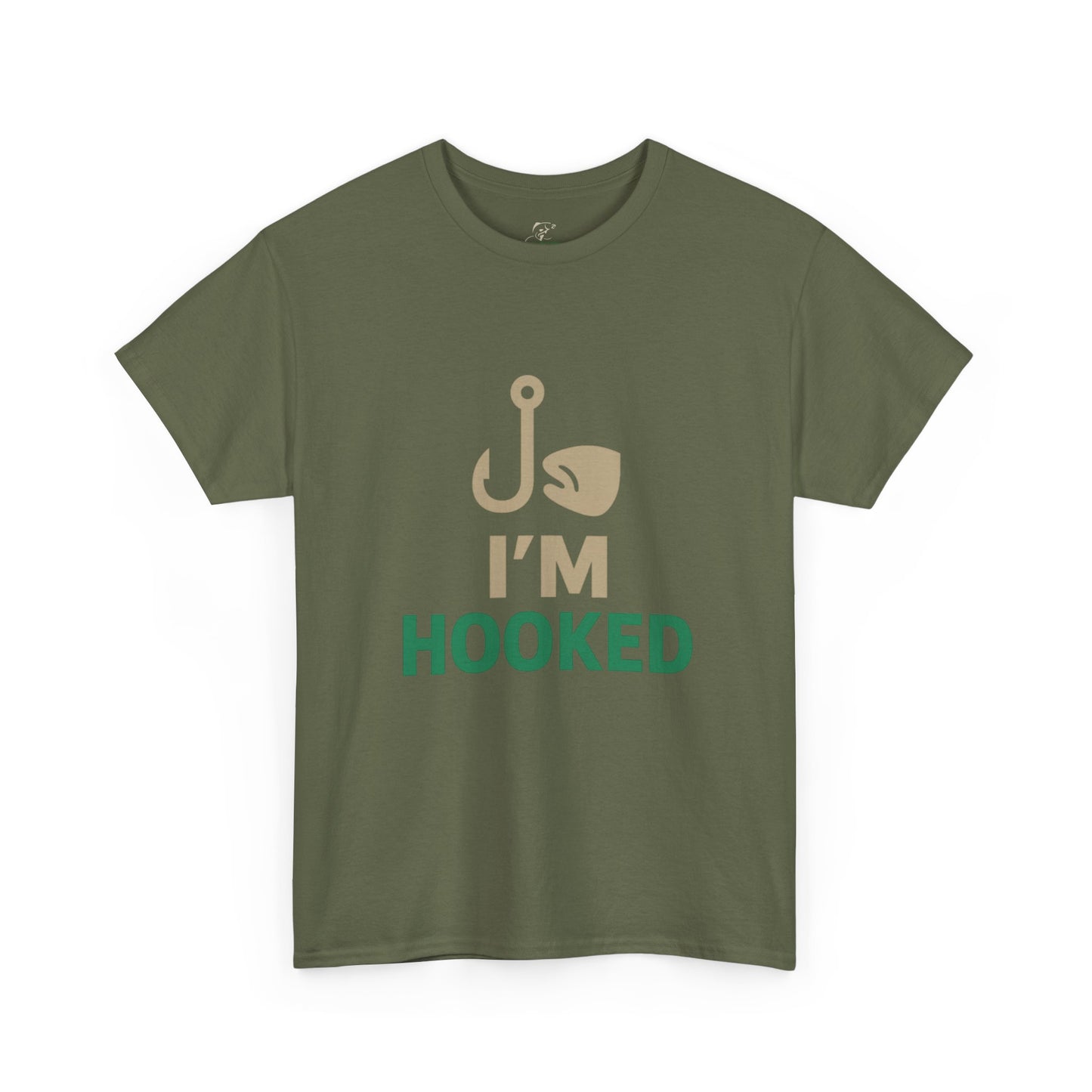Fishing Enthusiast Tee - I'm Hooked, Perfect Gift for Fishermen, Casual Wear, Fishing Trip, Outdoor Adventure