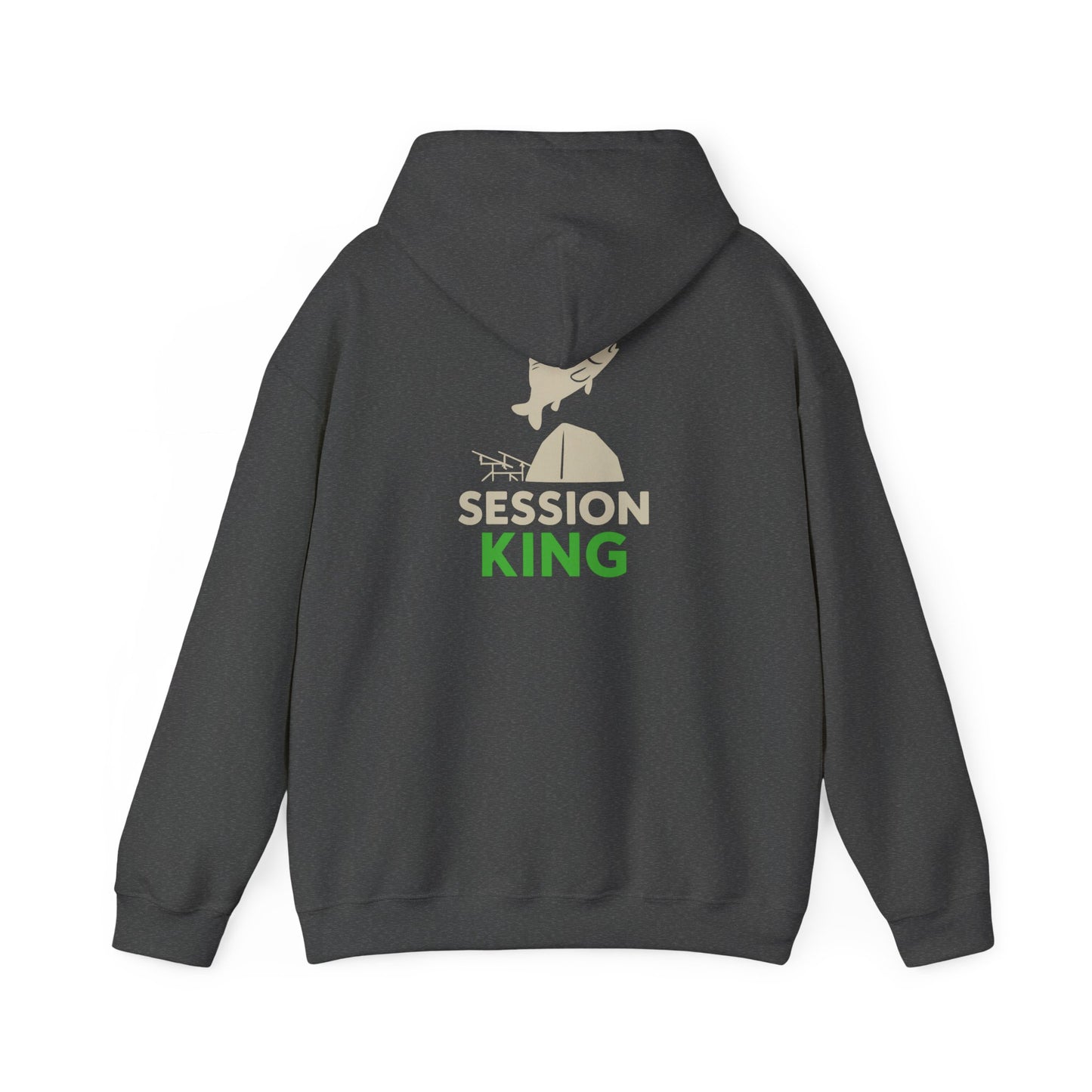 Bankside Legend Fishing Hoodie, Unisex Fishing Sweatshirt, Outdoor Adventure Apparel, Gift for Anglers, Camping Wear, Session King