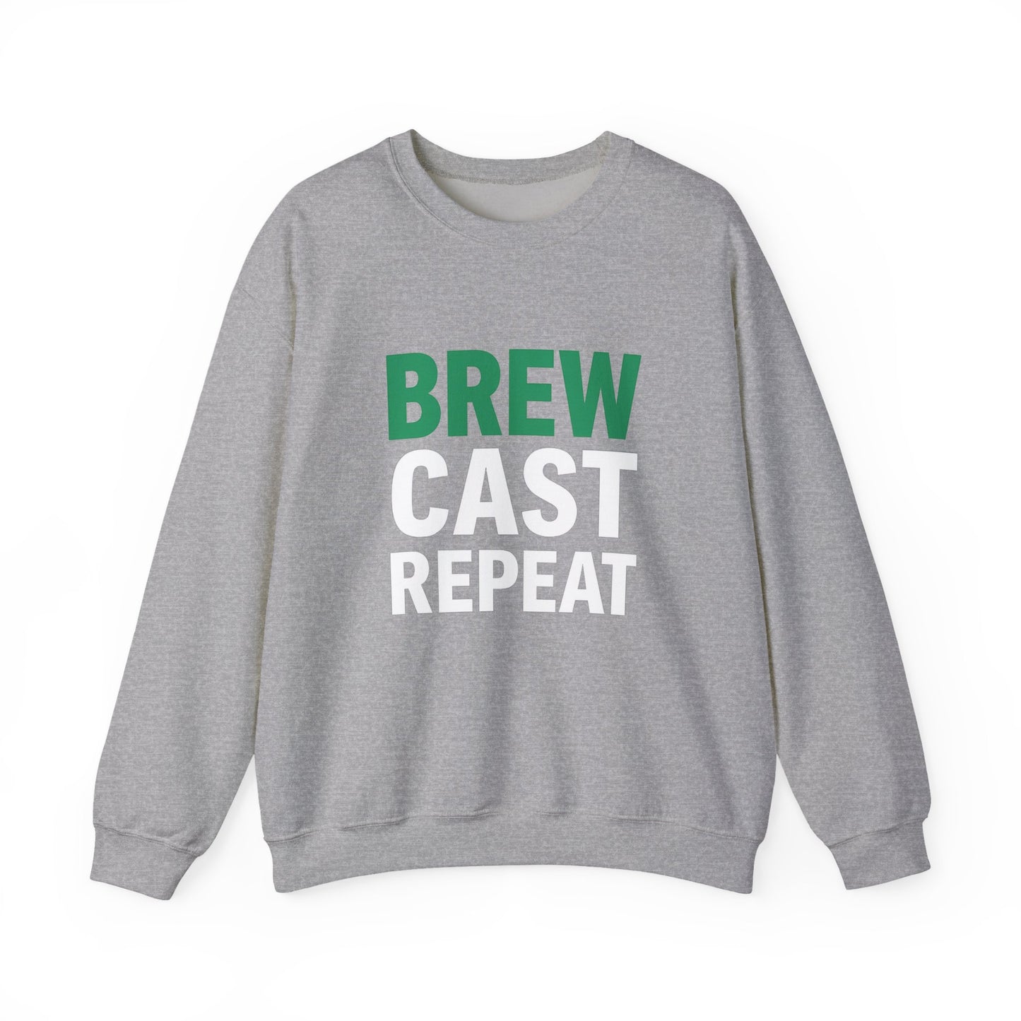 Brew Cast Repeat Sweatshirt – Front & Back Design