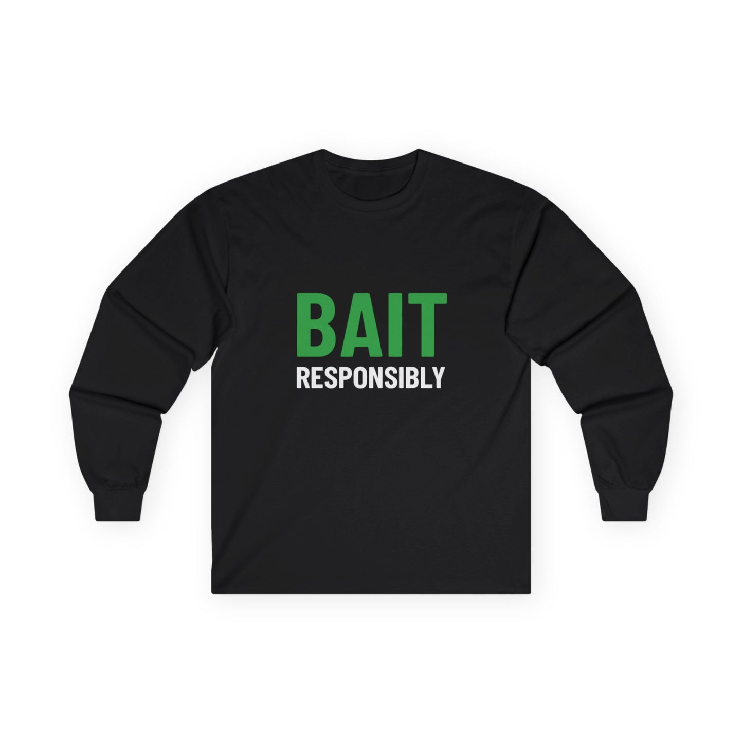 Bait Responsibility Long Sleeve Tee – Front & Back