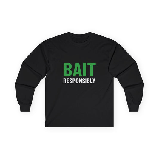 Bait Responsibility Long Sleeve Tee – Front & Back
