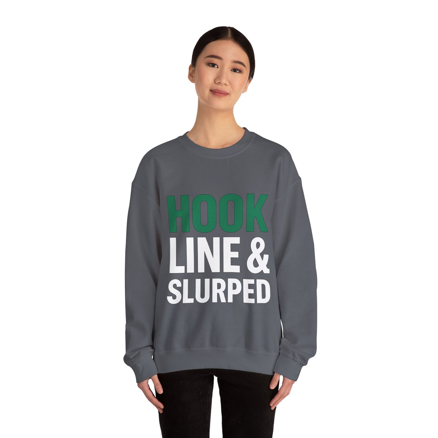 Hook Line & Slurped Jumper – Front & Back Design