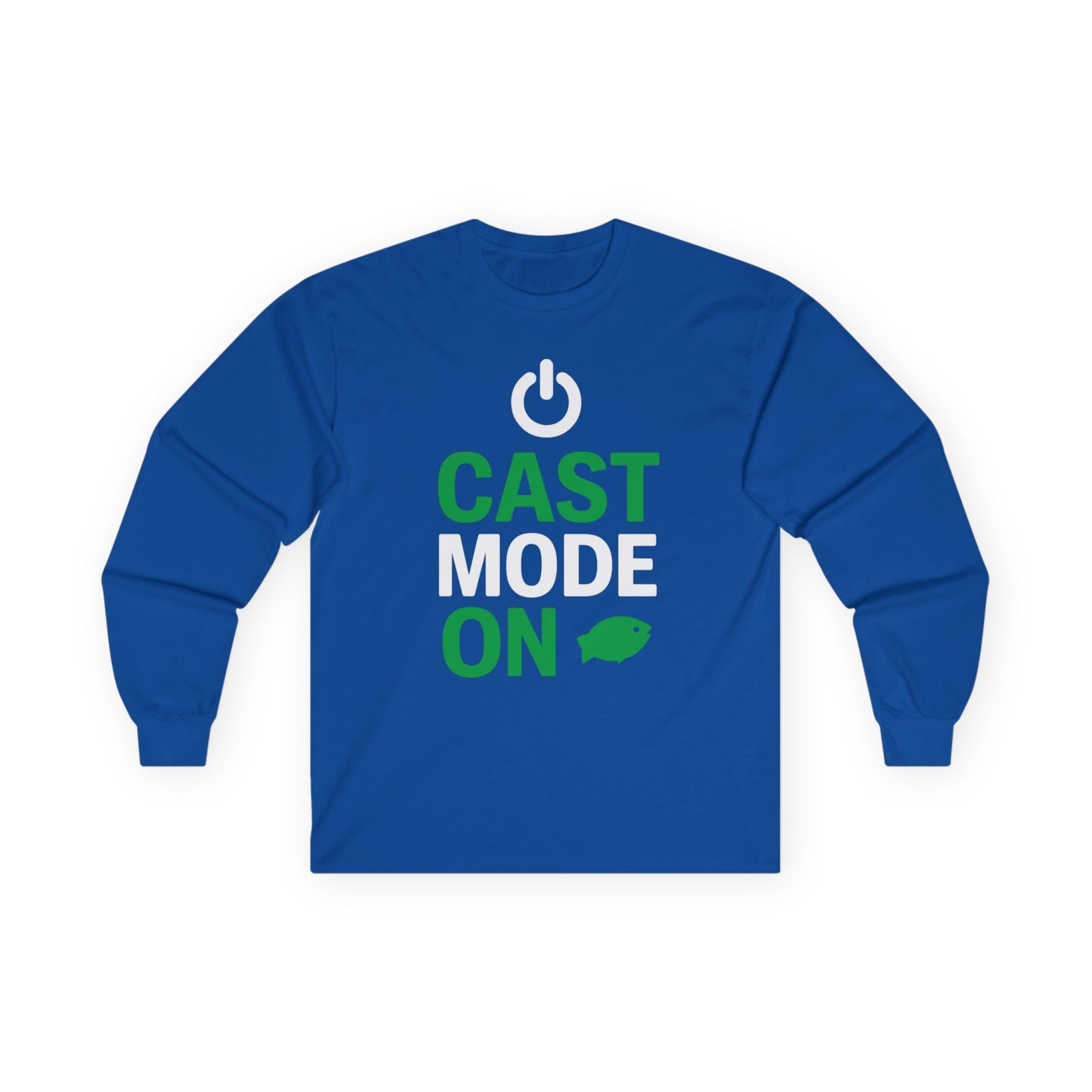 Cast Mode On Long Sleeve Tee – Front & Back