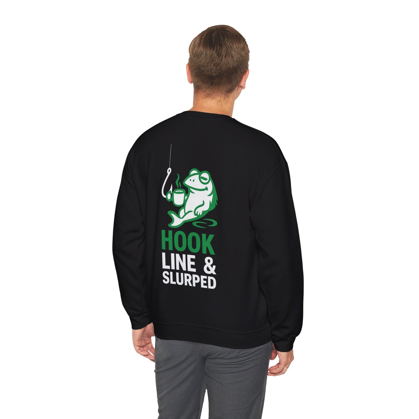 Hook Line & Slurped Jumper – Front & Back Design