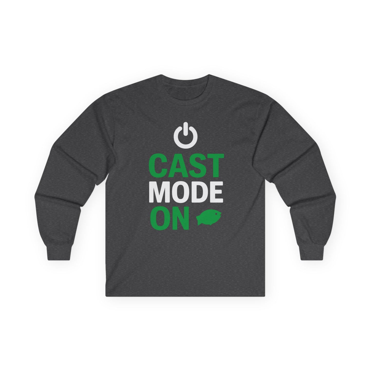 Cast Mode On Long Sleeve Tee – Front & Back