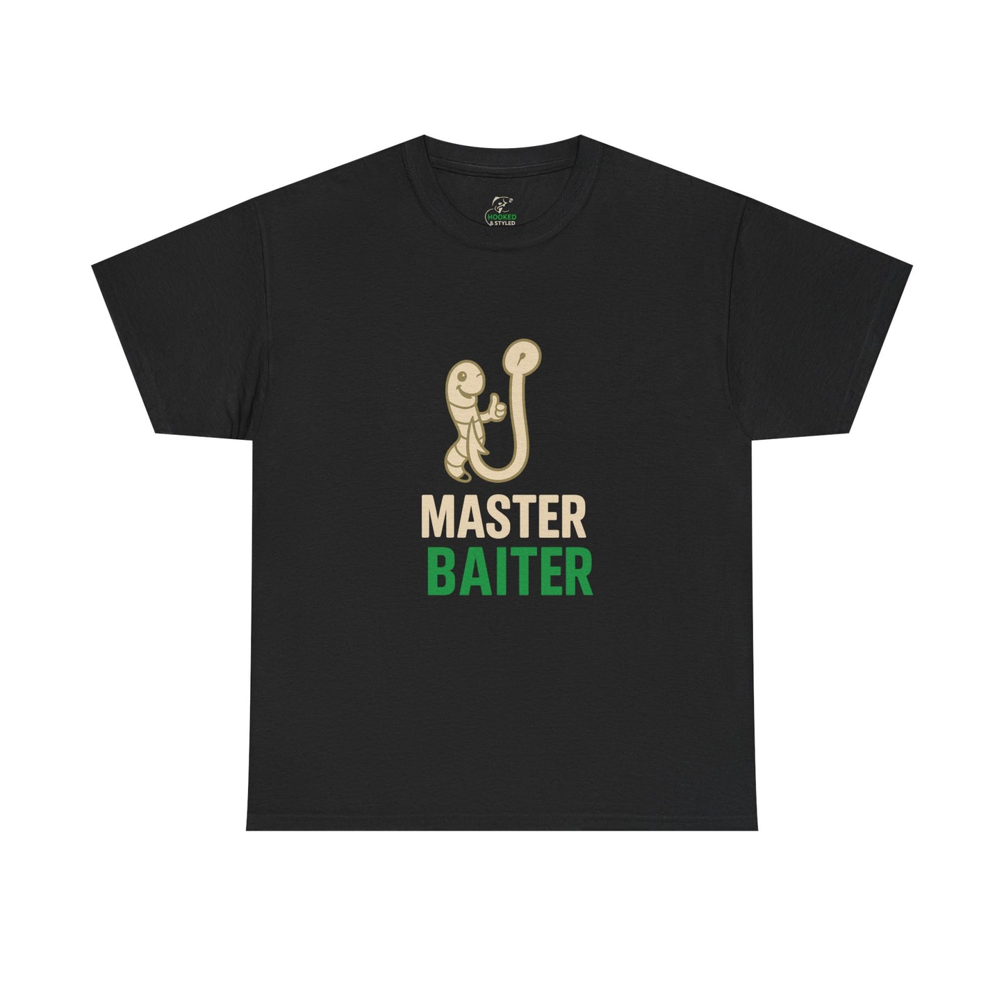 Fishing Humor Unisex Tee, Funny Fishing Gift, Angler T-Shirt, Master Baiter Shirt, Outdoor Dad Tee, Birthday Gift for Him