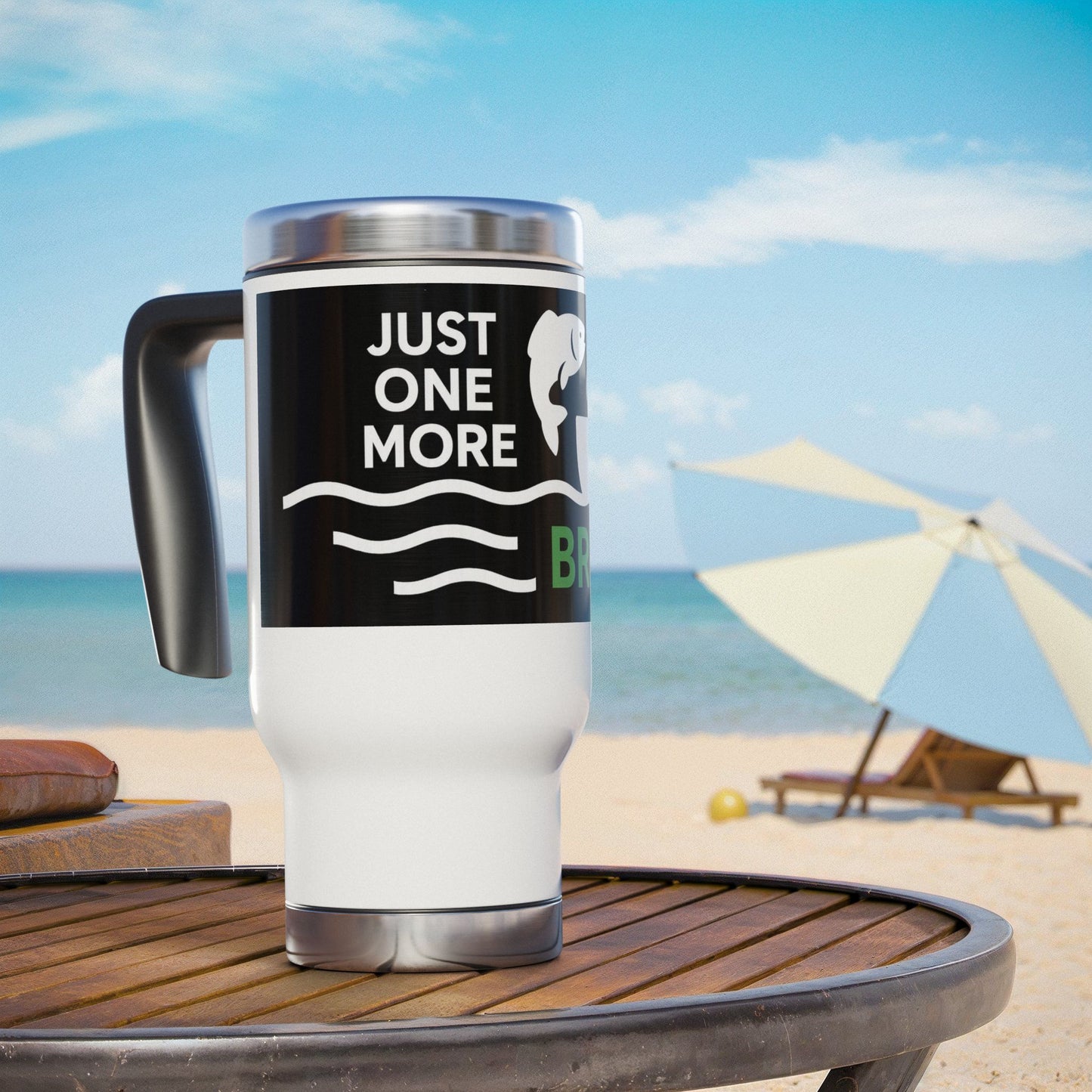 Just One More Brew Fishing Travel Mug