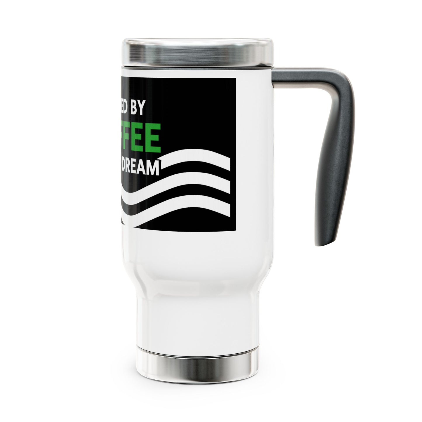 Fuelled by Coffee & Carp Dreams Travel Mug