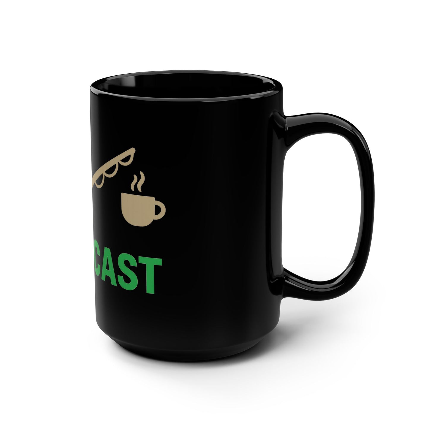Fishing Enthusiast Black Mug, 15oz - Sunrise & Cast Coffee Cup, Perfect Gift for Fishermen, Fishing Gift, Outdoor Lover's Mug, [...]