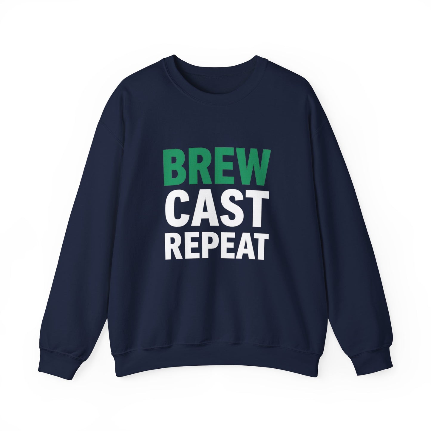 Brew Cast Repeat Sweatshirt – Front & Back Design