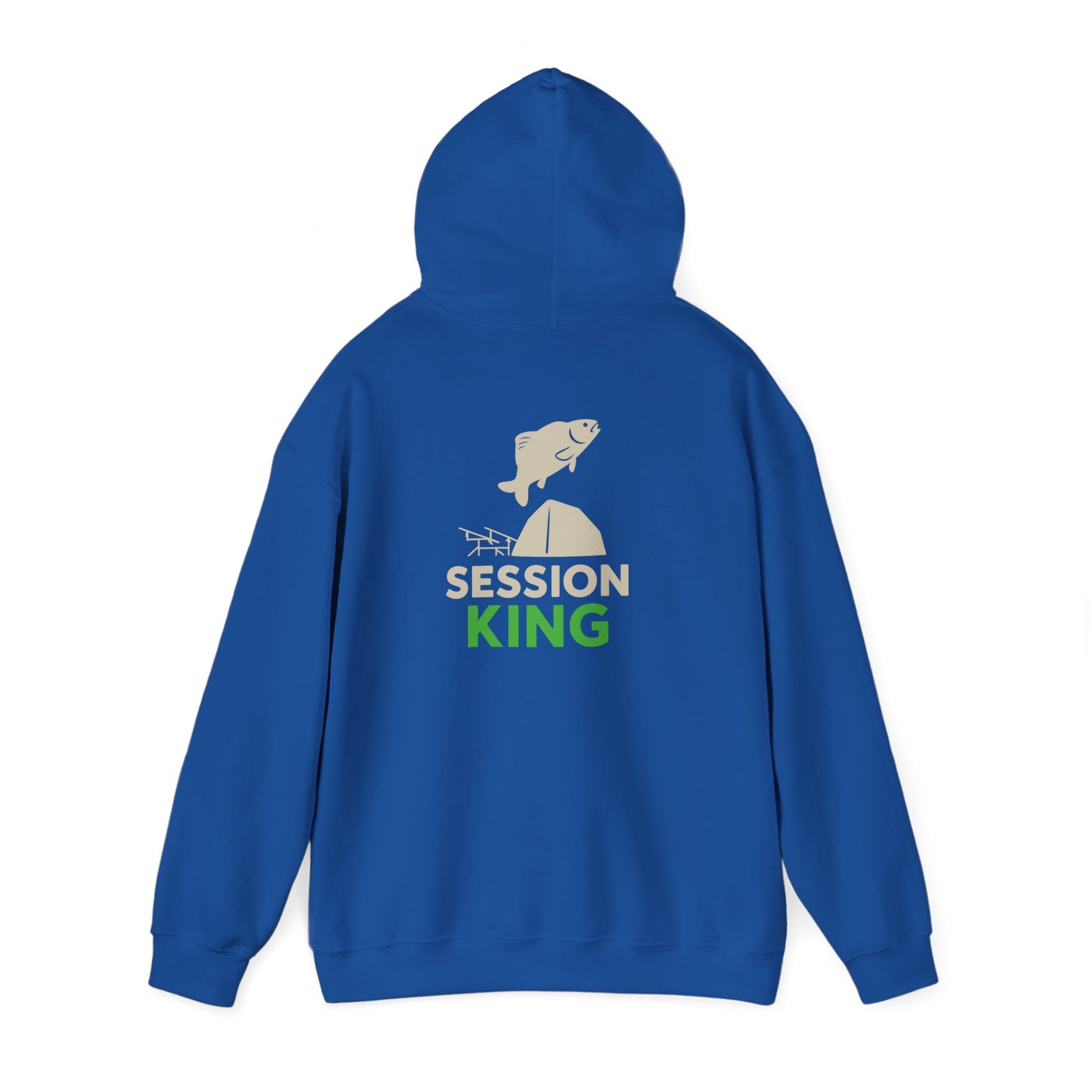 Bankside Legend Fishing Hoodie, Unisex Fishing Sweatshirt, Outdoor Adventure Apparel, Gift for Anglers, Camping Wear, Session King