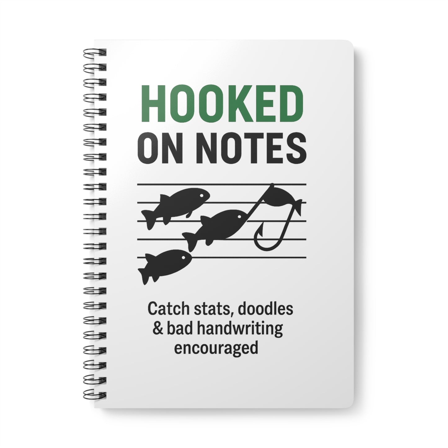 Hooked on Notes – Funny Fishing Log & Journal for Anglers